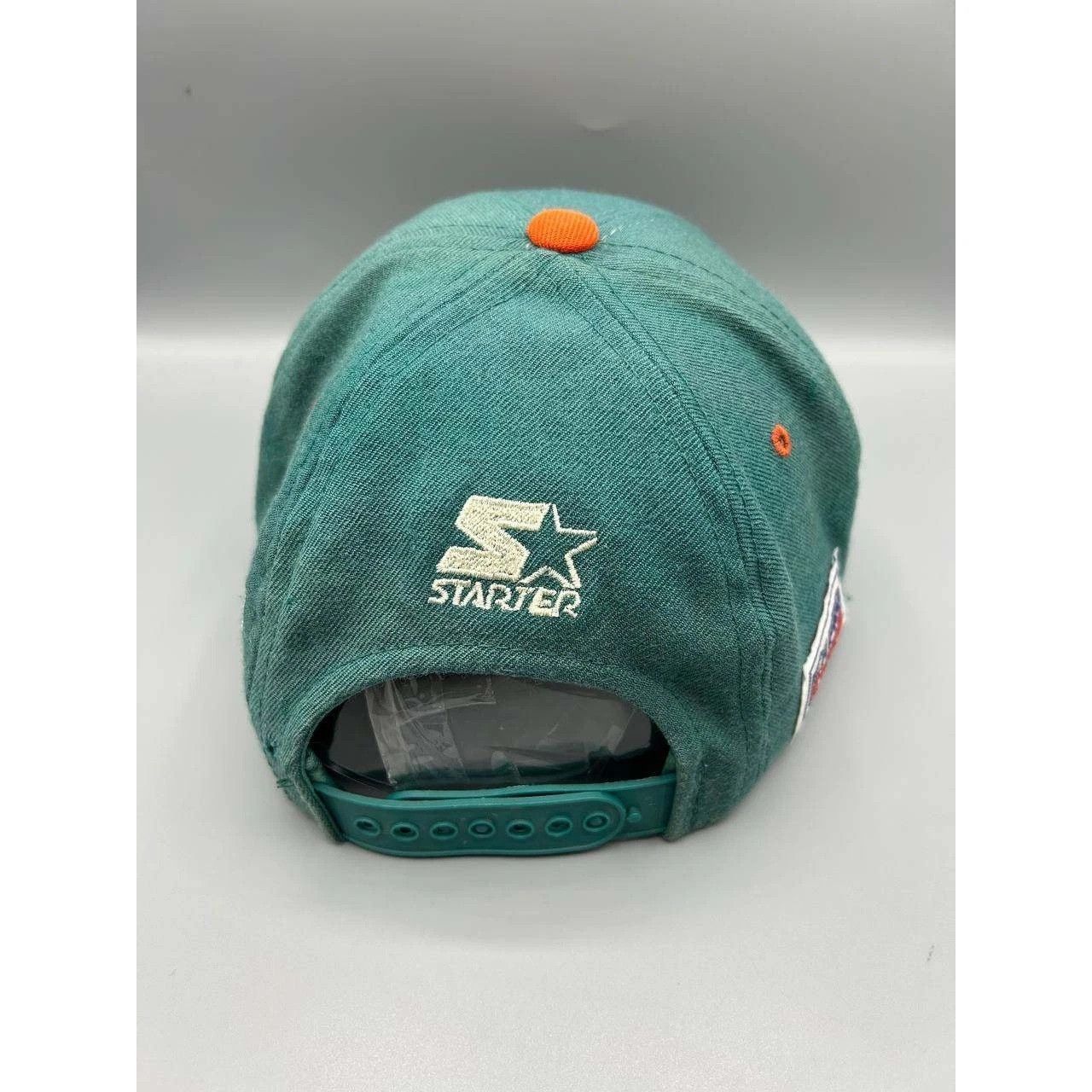 Starter Vintage Miami Dolphins Hat Men Blue NFL Tri Power Snap Back Size ONE SIZE - 8 Thumbnail