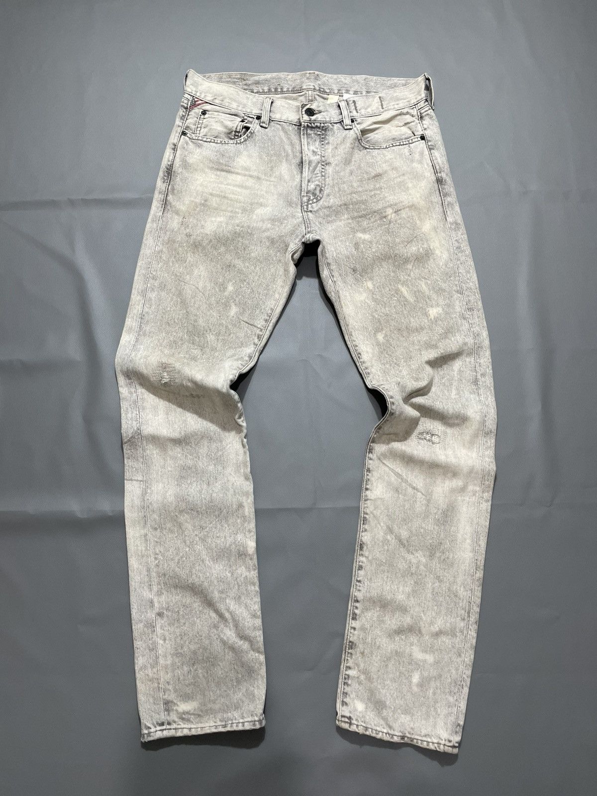 RRL Ralph Lauren RARE Denim Supply RL mudwash Distrssed Jeans Size US 34 / EU 50 - 1 Thumbnail