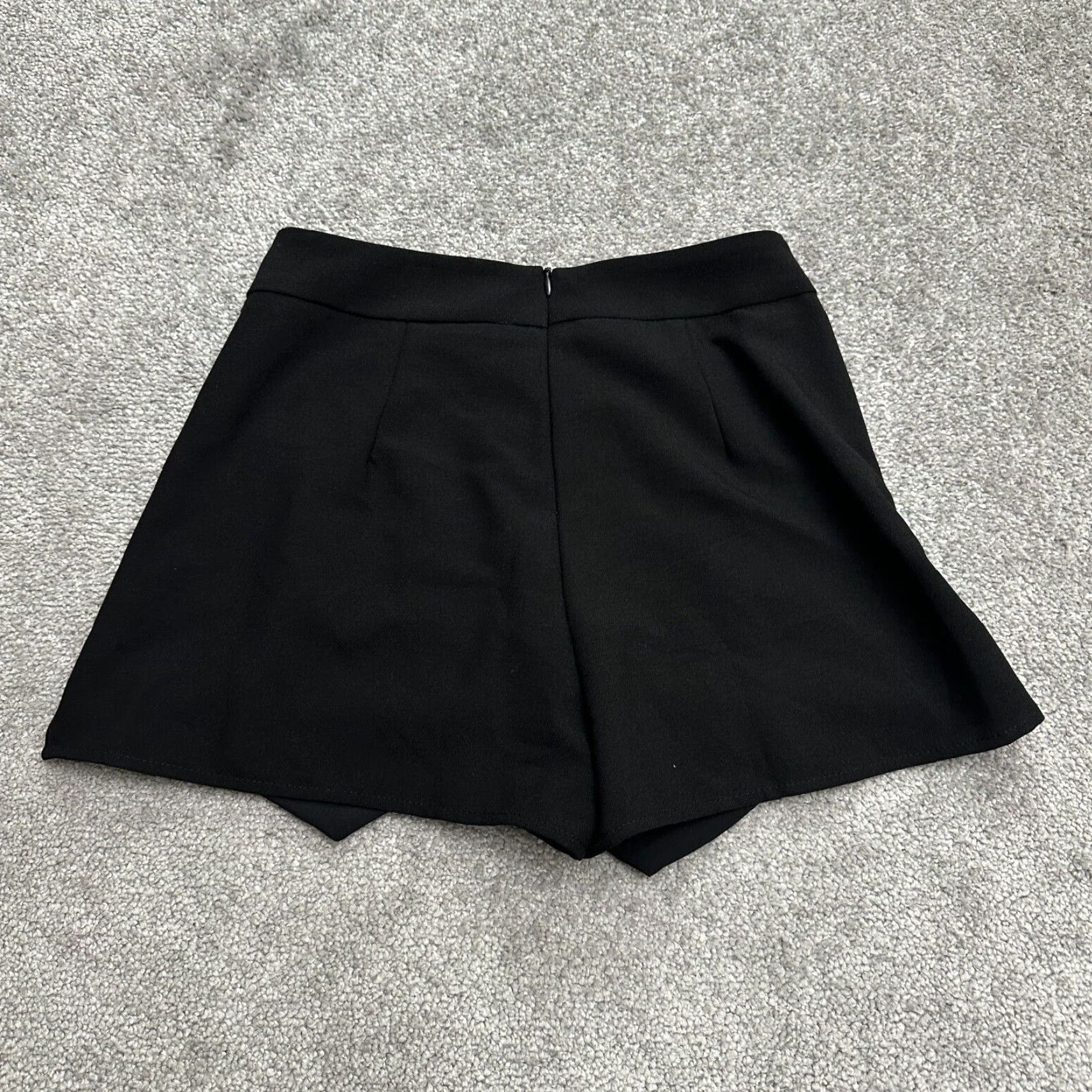 AQUA Aqua Skort Shorts Womens Small Black High Rise Stretch Casual Size 28" / US 6 / IT 42 - 2 Thumbnail