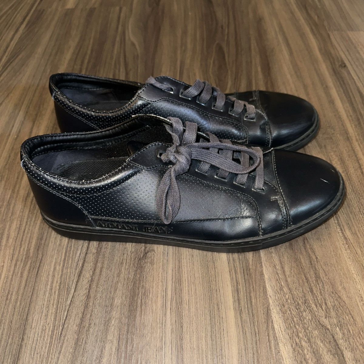 Armani Armani Jeans Navy Casual Shoes Size 10 - Designer shoes Size US 10 / EU 43 - 3 Thumbnail