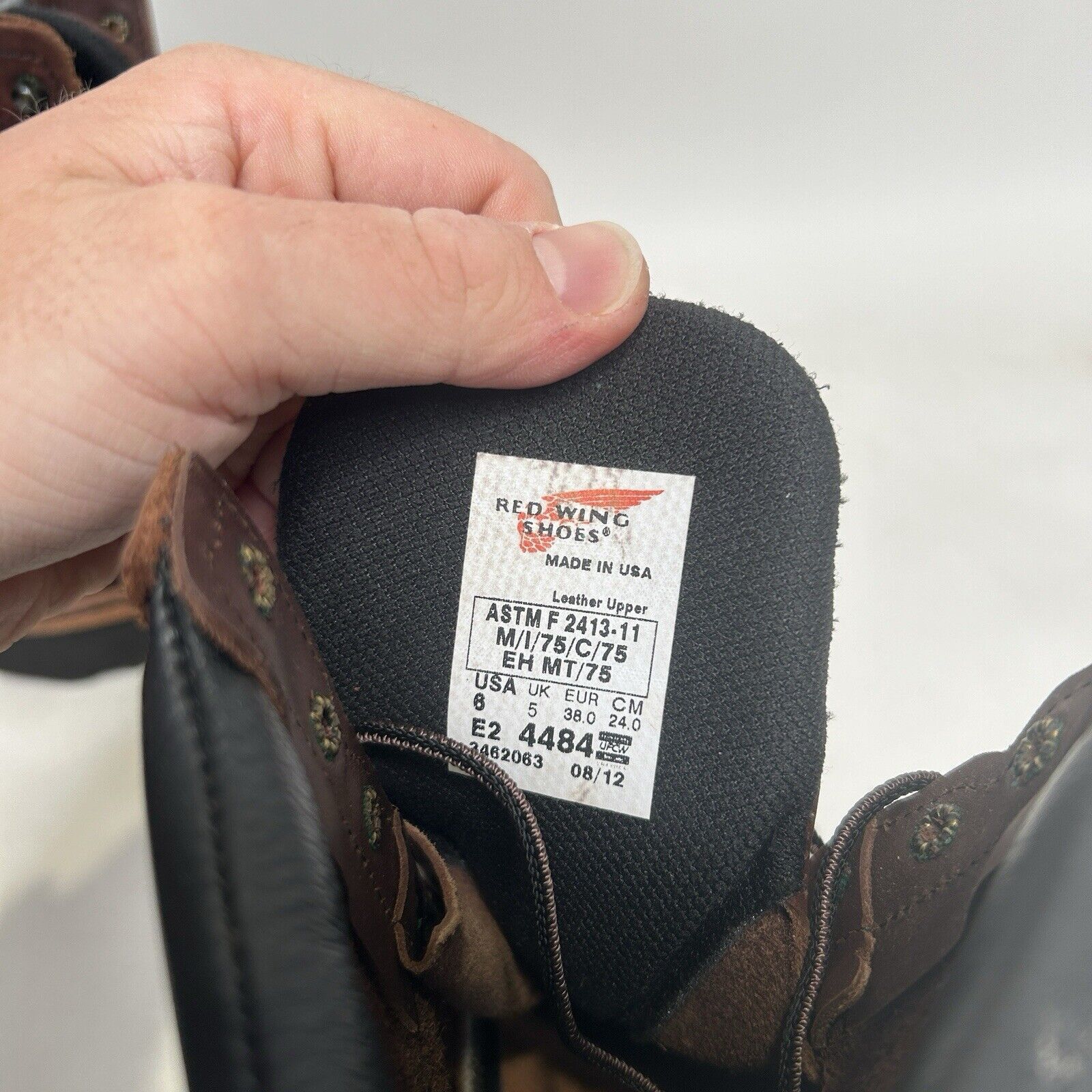 Red Wing Red Wing 4484 Met Guard Steel Toe Work Boots 2024 Size US 6 / EU 39 - 8 Thumbnail