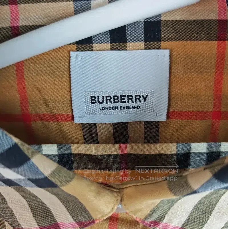 Burberry Burberry Khaki Cotton Shirt for Women. Size S / US 4 / IT 40 - 2 Thumbnail