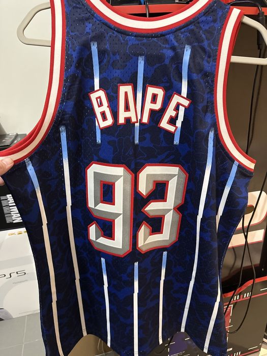 Houston rockets deals bape jersey