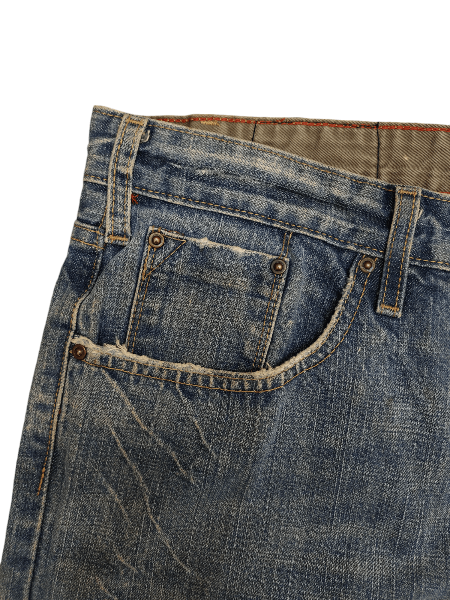 Vintage Y2k Levis Signature Clawmark Low Loose Bootcut Jeans