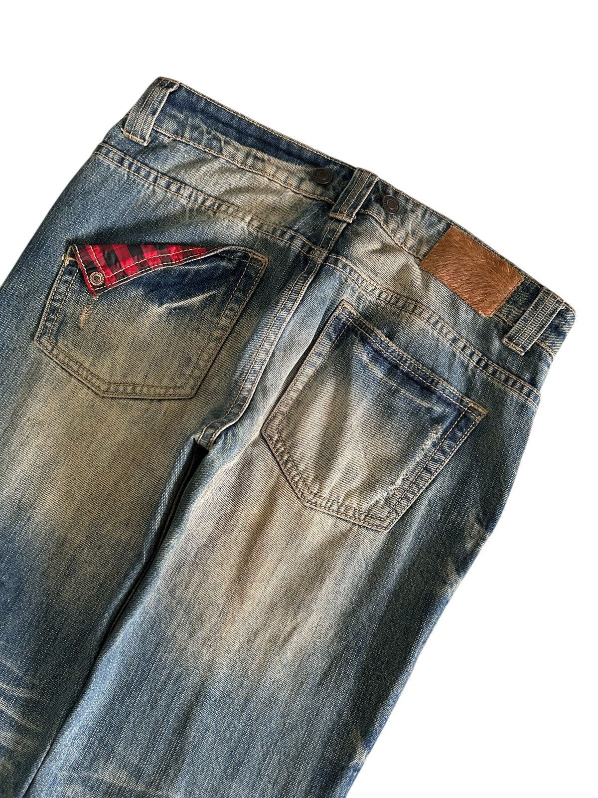 Japanese Brand Vintage Japanese Denim Distressed Mud Wash Jeans Size US 32 / EU 48 - 5 Thumbnail