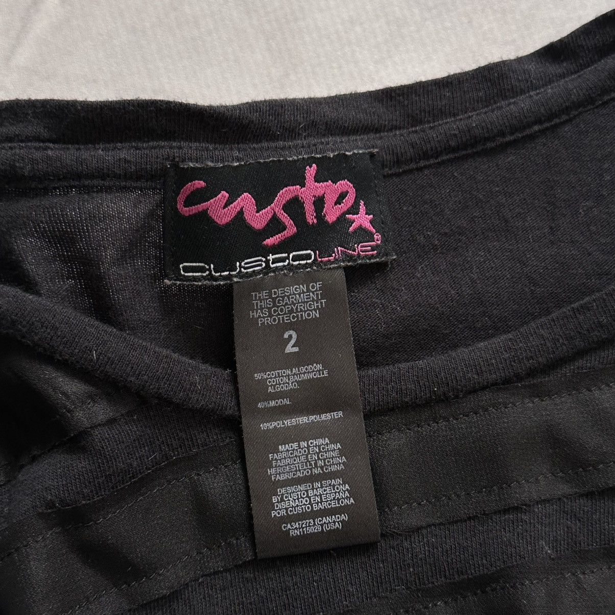 Hysteric Glamour Peacock Custo Barcelona Mesh Top Long Sleeve Cop Copine Vibe Size S / US 4 / IT 40 - 5 Thumbnail
