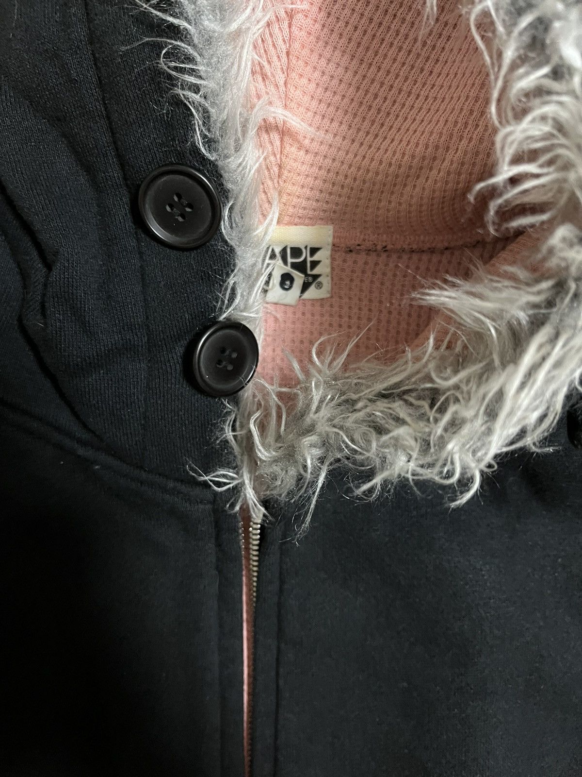 Bape Bape Archive Fur Hoodie Bomber Jacket Size US L / EU 52-54 / 3 - 5 Thumbnail