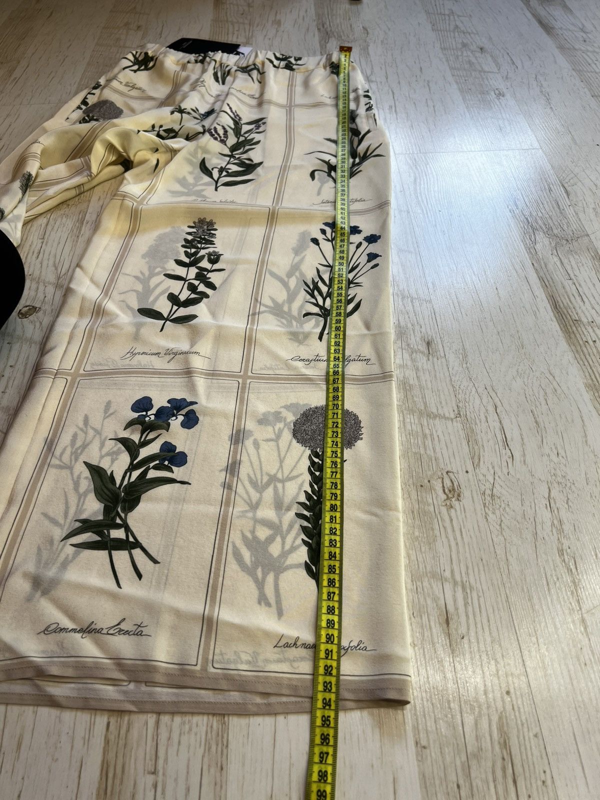 Weekend Max Mara Weekend Max Mara Lory Floral Silk Wide-Leg Trousers Size 27" / US 4 / IT 40 - 20 Thumbnail