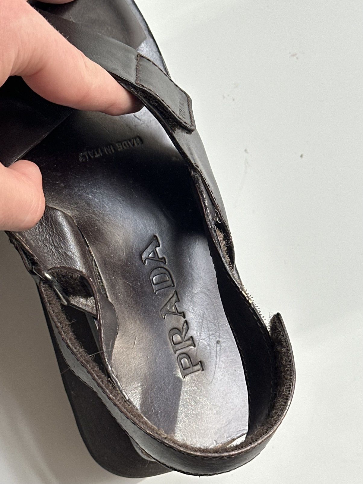 Prada Prada Vintage Archive Women's Sandals Size US 7.5 / IT 37.5 - 5 Thumbnail