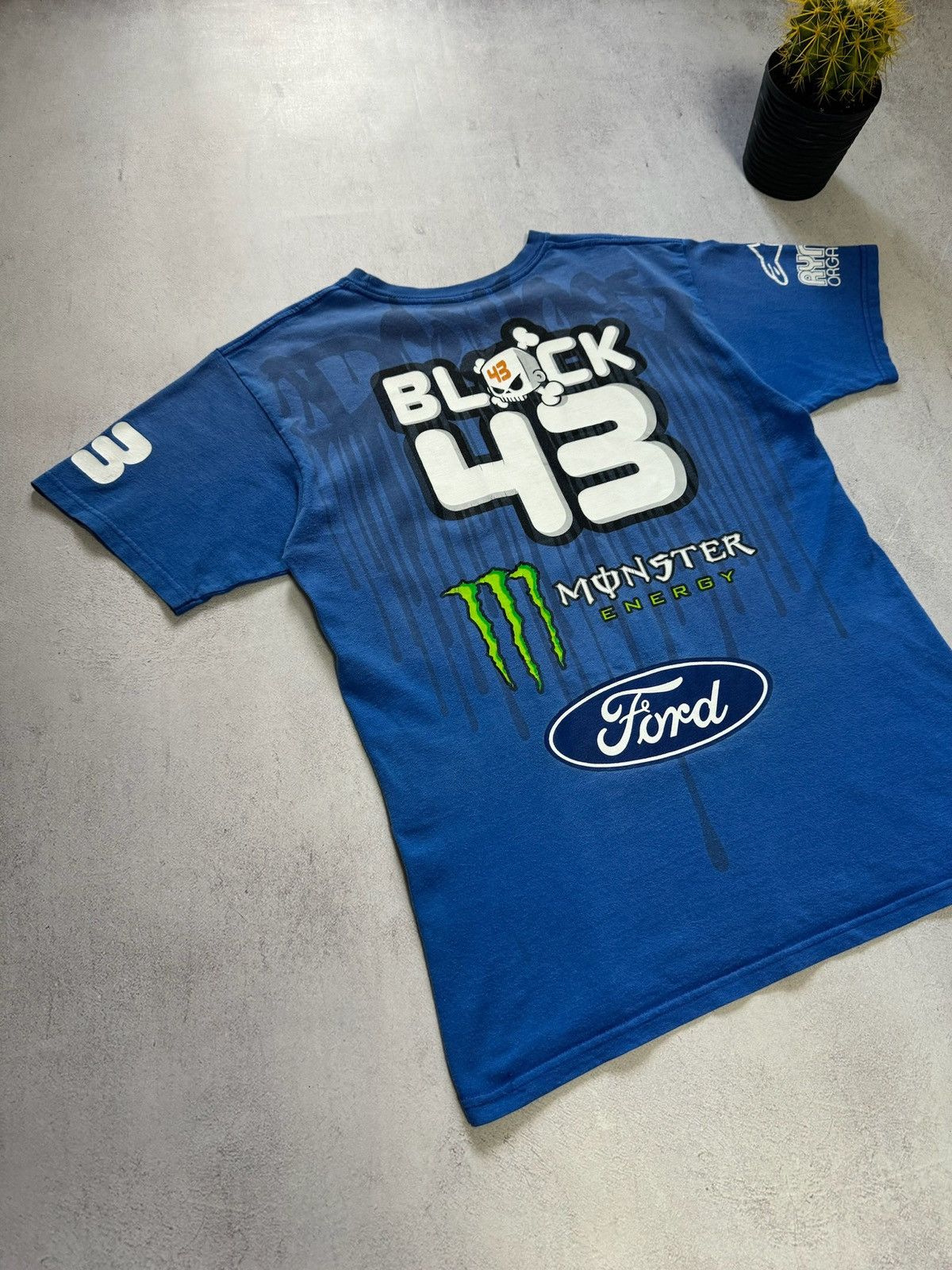 DC × Formula 1 Vintage Monster Energy DC Ford Alpine Stars #43 T Shirt 90s Size US M / EU 48-50 / 2 - 10 Thumbnail