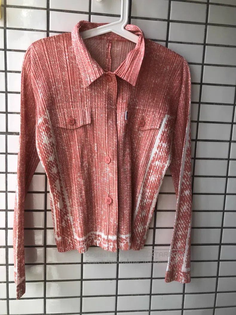 Issey Miyake Issey Miyake Pink Jacket Size XXL / US 16-18 / IT 52-54 - 1 Thumbnail