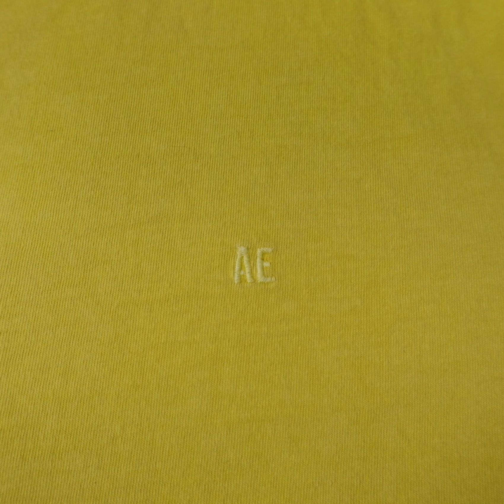 American Eagle Outfitters American Eagle Shirt Mens Small Yellow Logo Preppy Casual Lightweight Cotton AEO Size US S / EU 44-46 / 1 - 2 Thumbnail