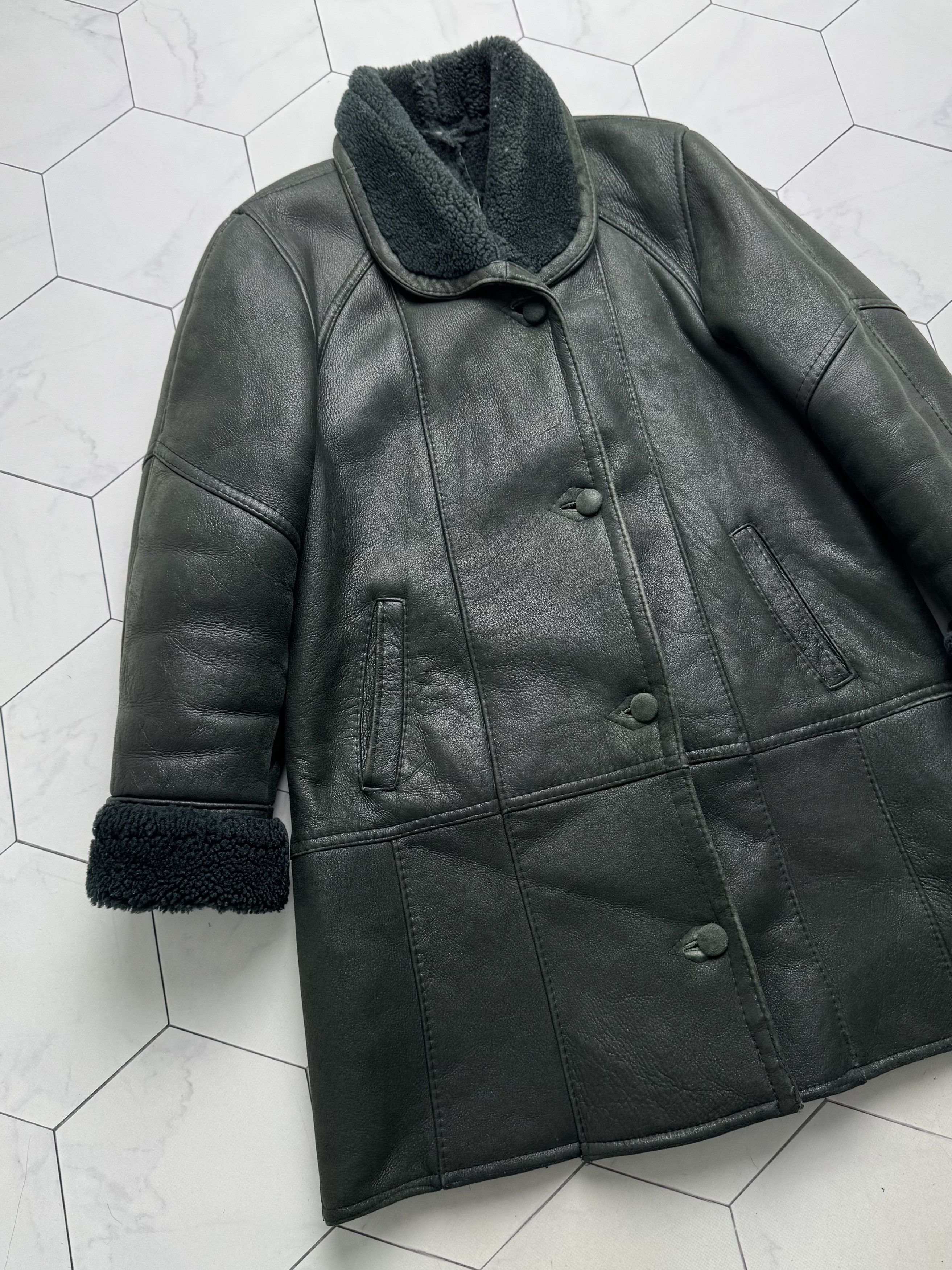 Vintage Vintage Real Sheepskin Coat (B250)D15E2 Size XL / US 12-14 / IT 48-50 - 6 Thumbnail