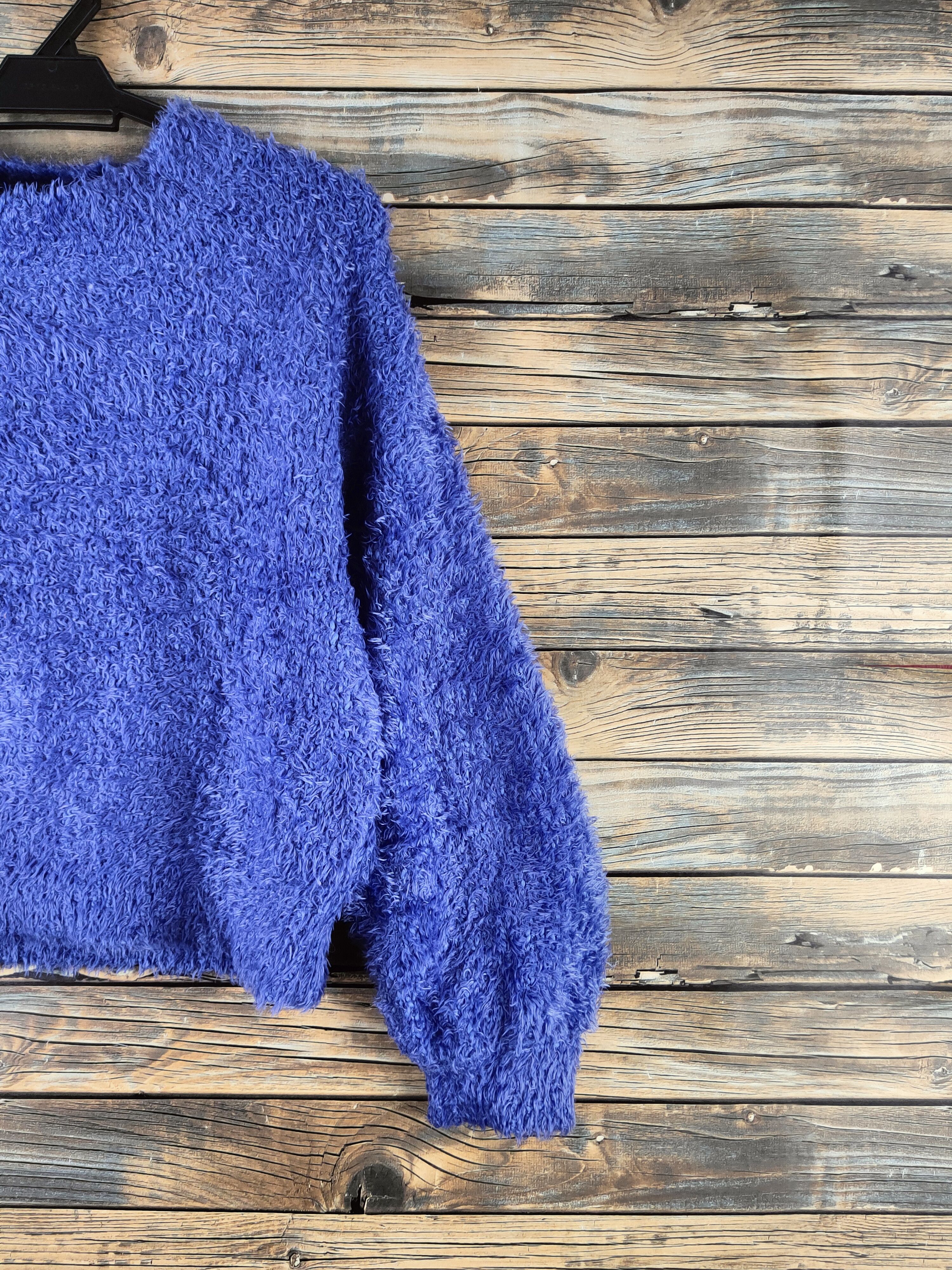 Japanese Brand DL Earth Music & Ecology Fur shaggy Mohair Knitwear #46-999 Size M / US 6-8 / IT 42-44 - 5 Thumbnail