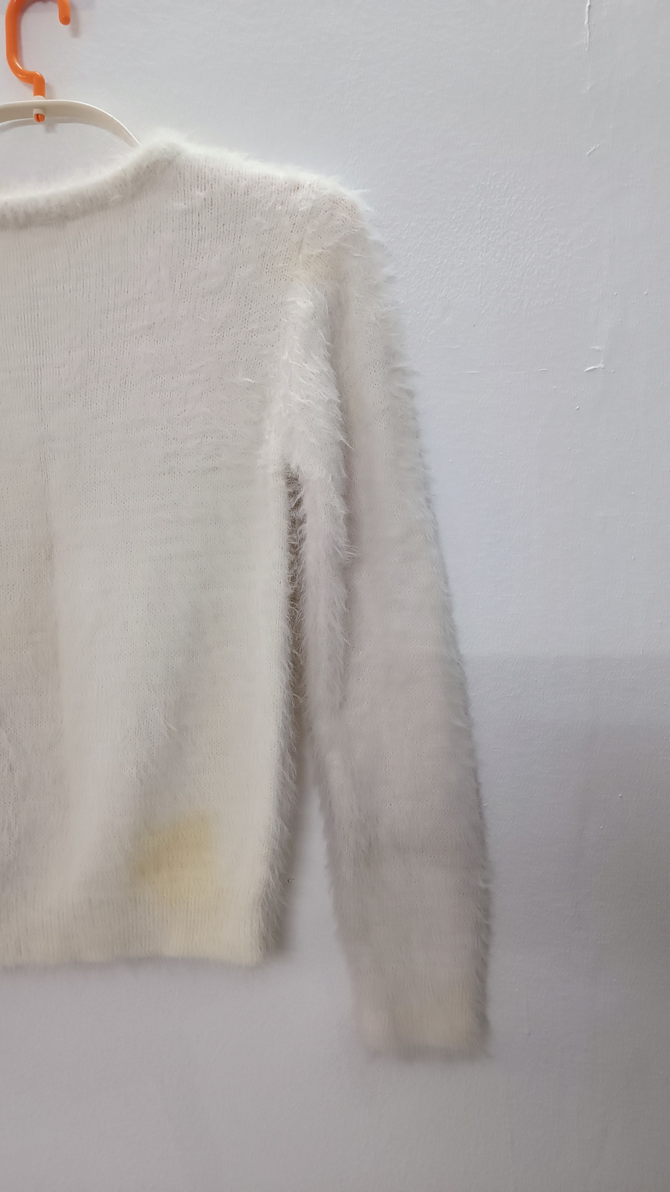 Homespun Knitwear × Japanese Brand Vintage Look Marble White Knitwear Size S / US 4 / IT 40 - 7 Thumbnail