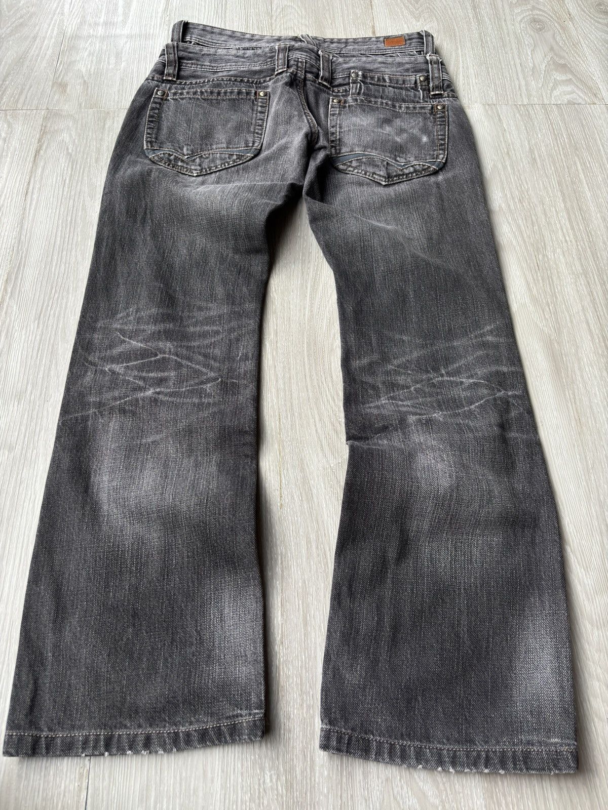 Nicole Club NICOLE CLUB FOR MEN double waist flare jeans Size US 27 - 4 Thumbnail