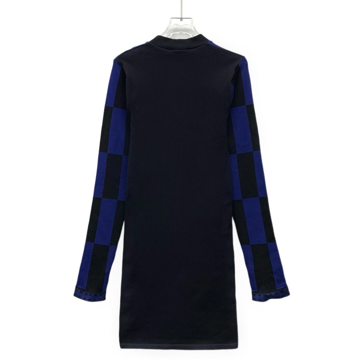 Louis Vuitton Louis Vuitton Monogram Check Long Sleeve Knit Dress K26WX Size L / US 10 / IT 46 - 2 Thumbnail