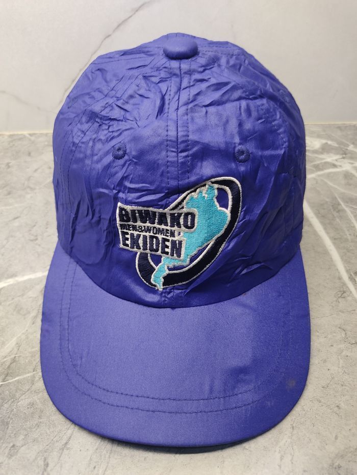 Mizuno Vintage Mizuno Biwako Ekiden Cap Hat Size ONE SIZE - 2 Thumbnail
