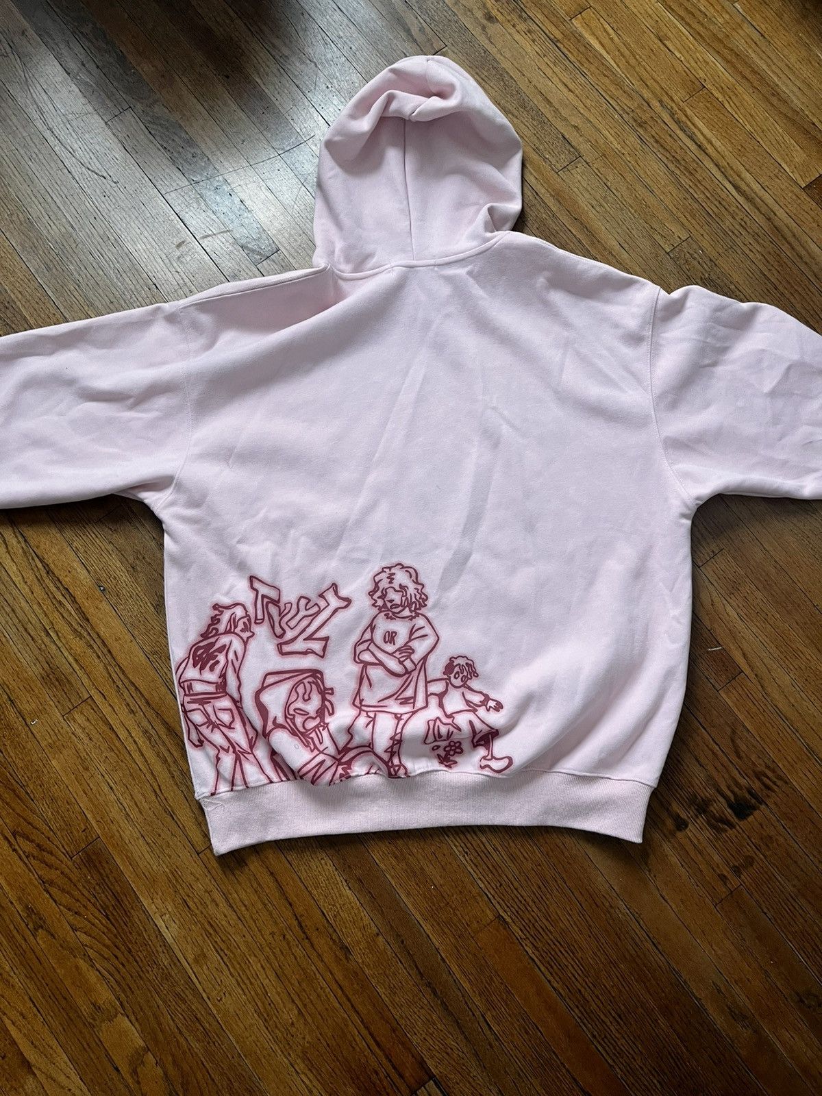 Designer PINK STREETWEAR HOODIE Size US L / EU 52-54 / 3 - 5 Thumbnail