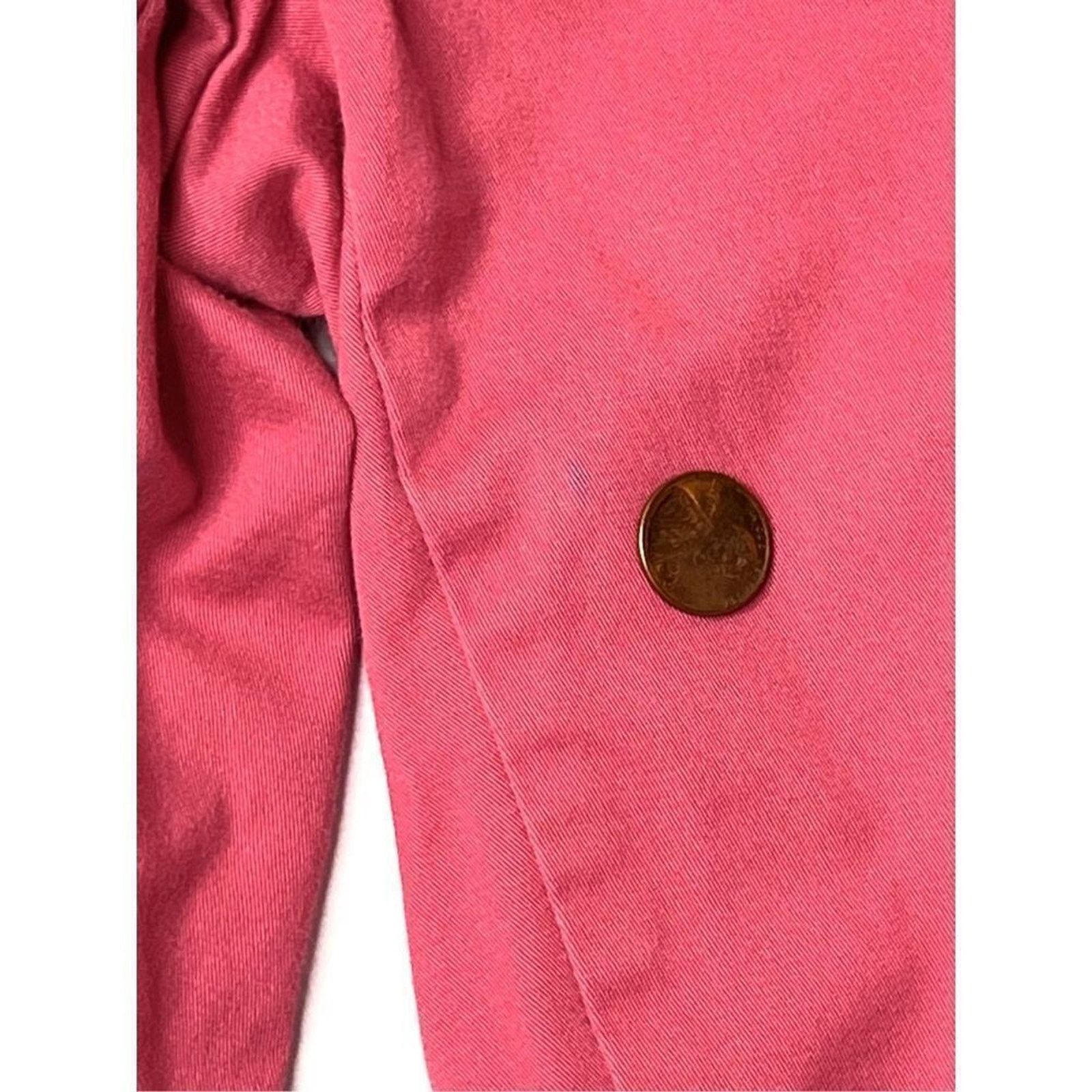 Vineyard Vines Vineyard Vines Pink Stretch Low Rise Cropped Chino 4 Preppy Size 27" / US 4 / IT 40 - 9 Thumbnail