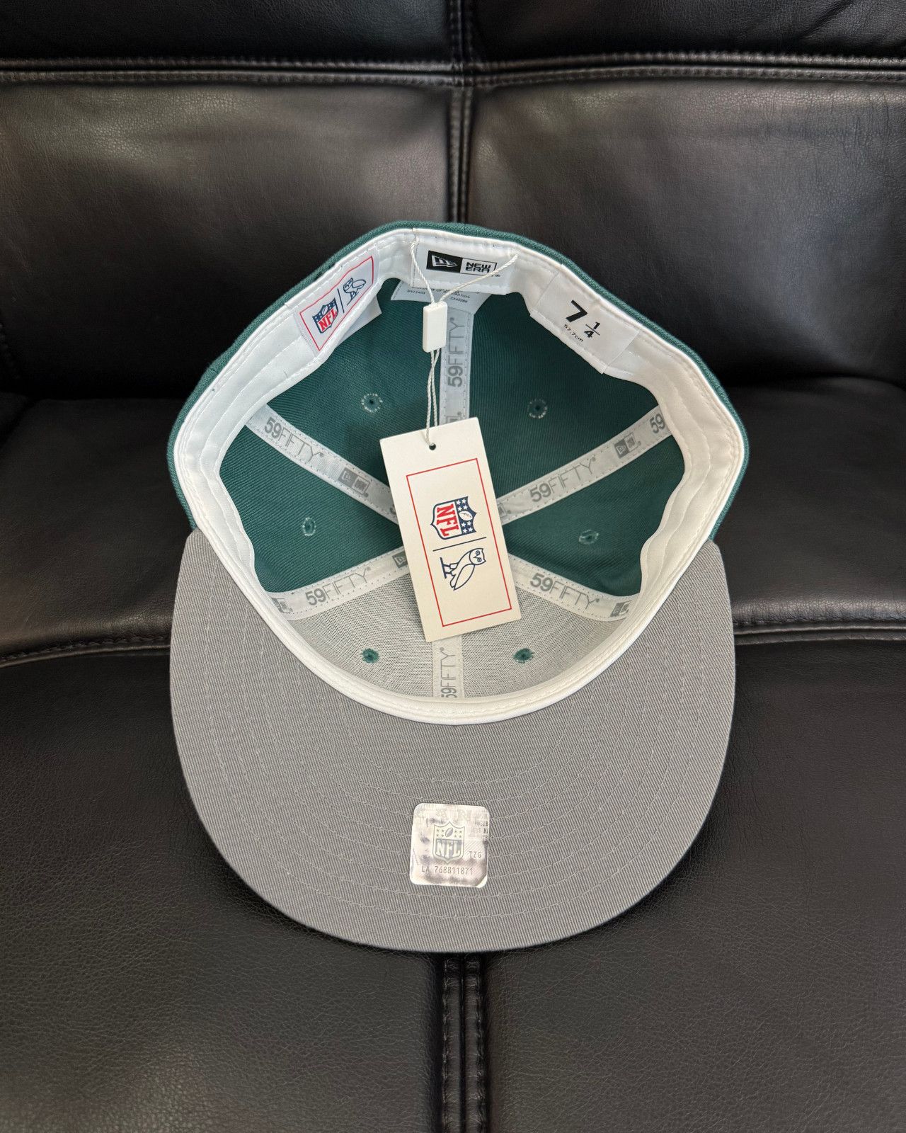 New Era 7 1/4 - OVO x New Era x NFL Philadelphia Eagles Fitted Hat Size ONE SIZE - 9 Thumbnail