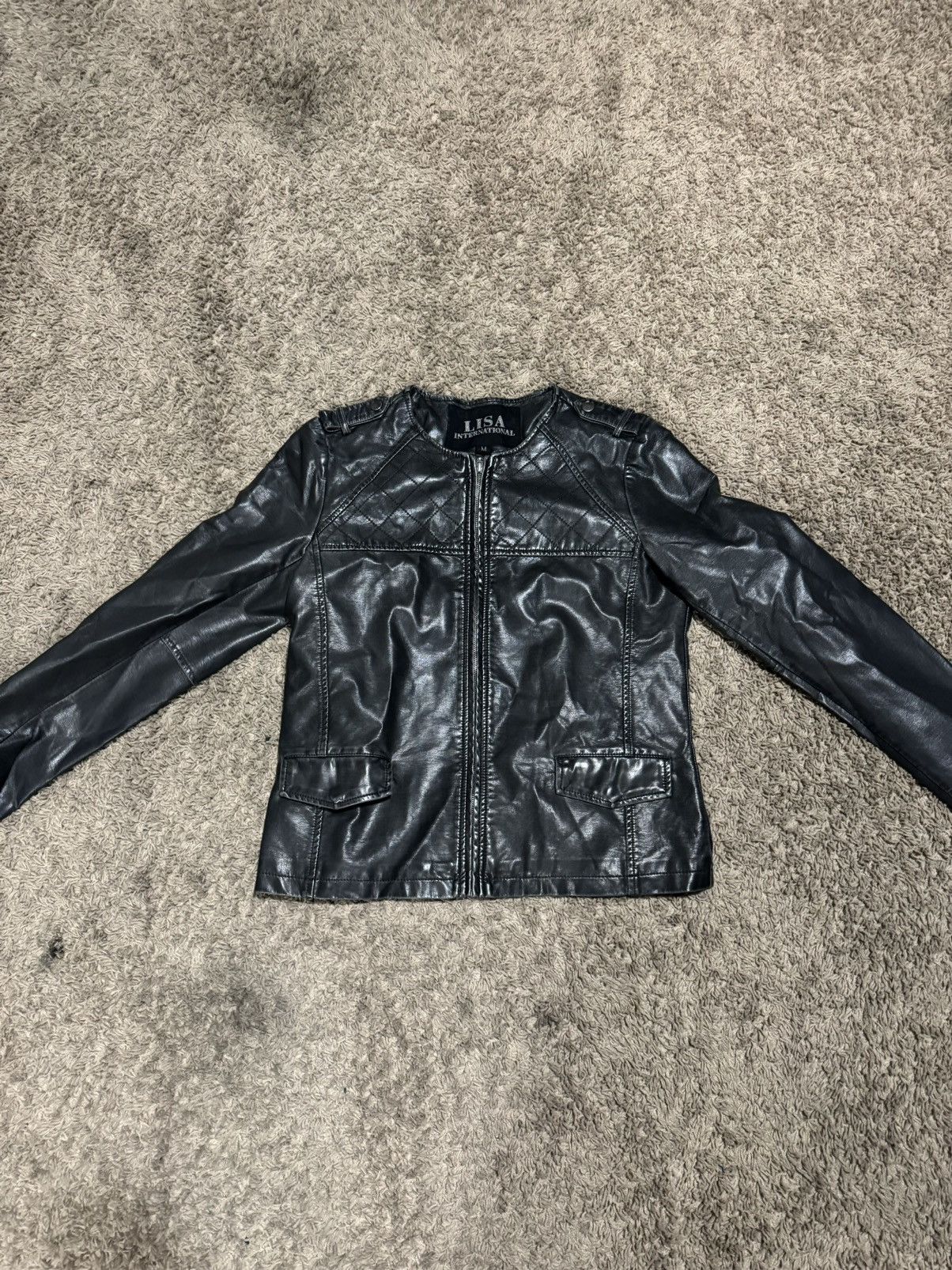 Vintage leather women’s jacket Size M / US 6-8 / IT 42-44 - 1 Thumbnail