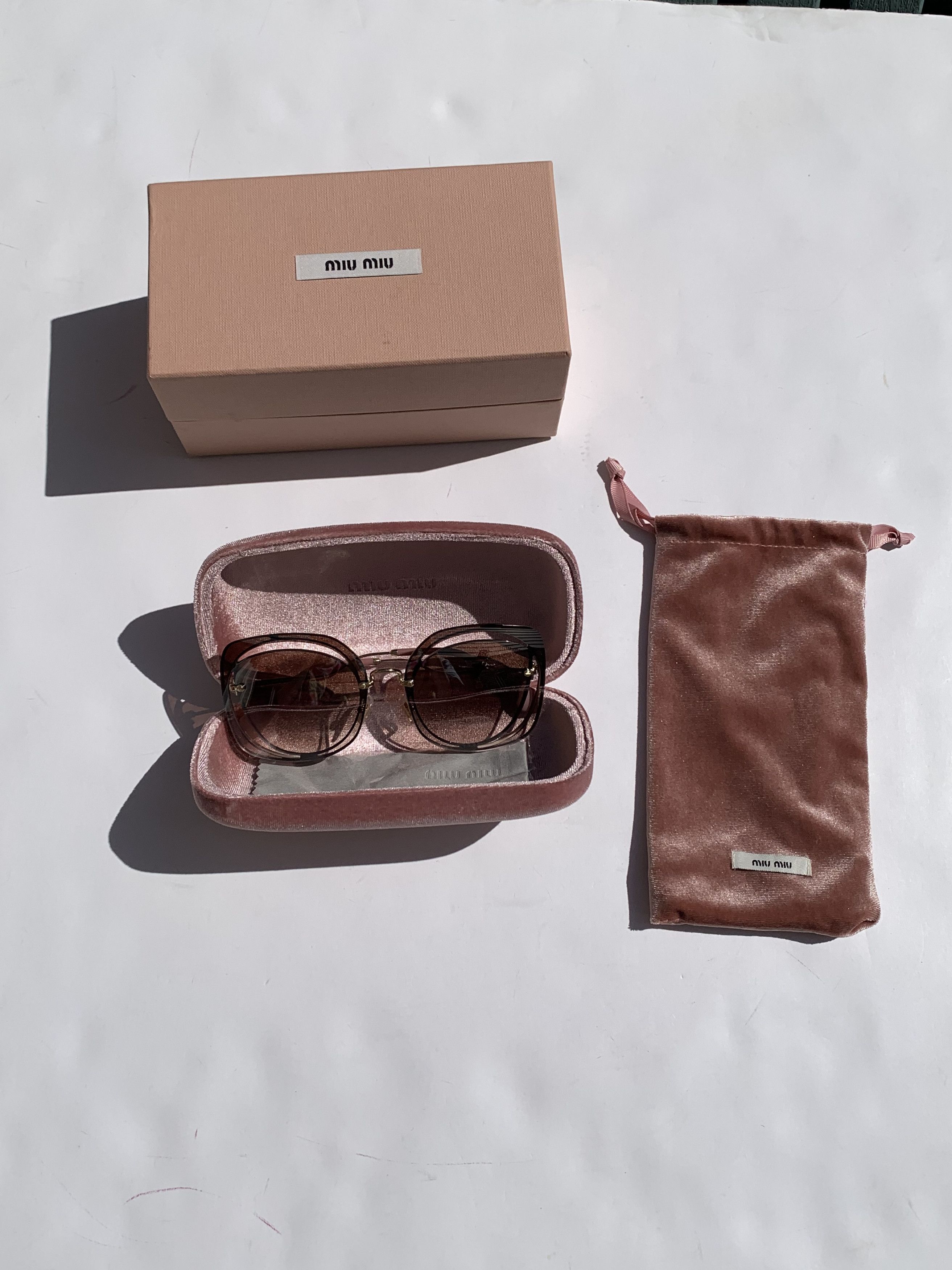 Miu Miu Miu Miu MU 54SS Brown Sunglasses Size ONE SIZE - 13 Thumbnail