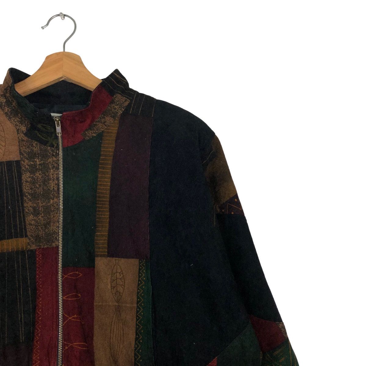 Japanese Brand 🔥Vintage Bomber Jacket Factio Japan Art Patch Work Design Size US M / EU 48-50 / 2 - 6 Thumbnail