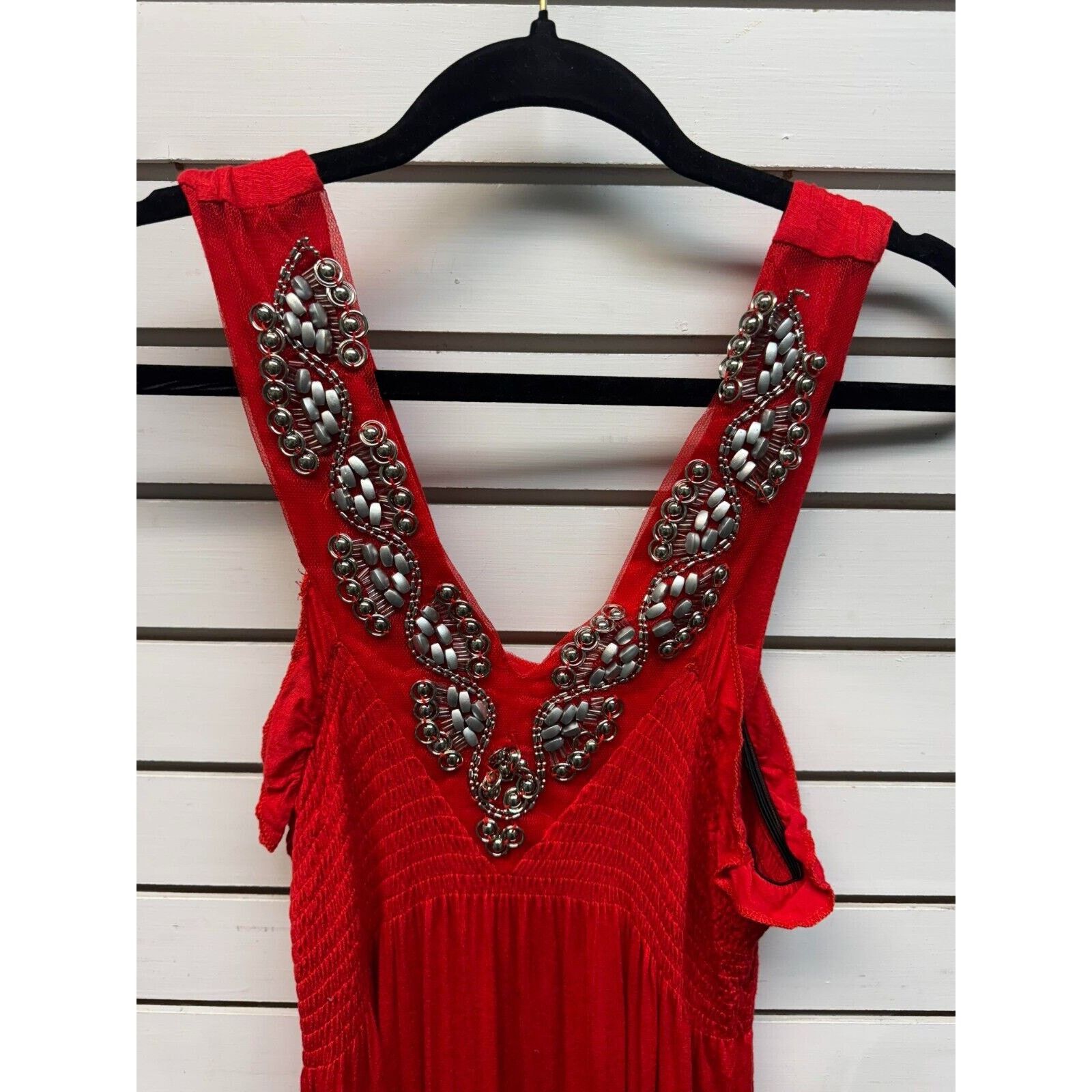 Other Bold Vixen Dress Small Maxi Metal Embellished Industrial Size S / US 4 / IT 40 - 3 Thumbnail
