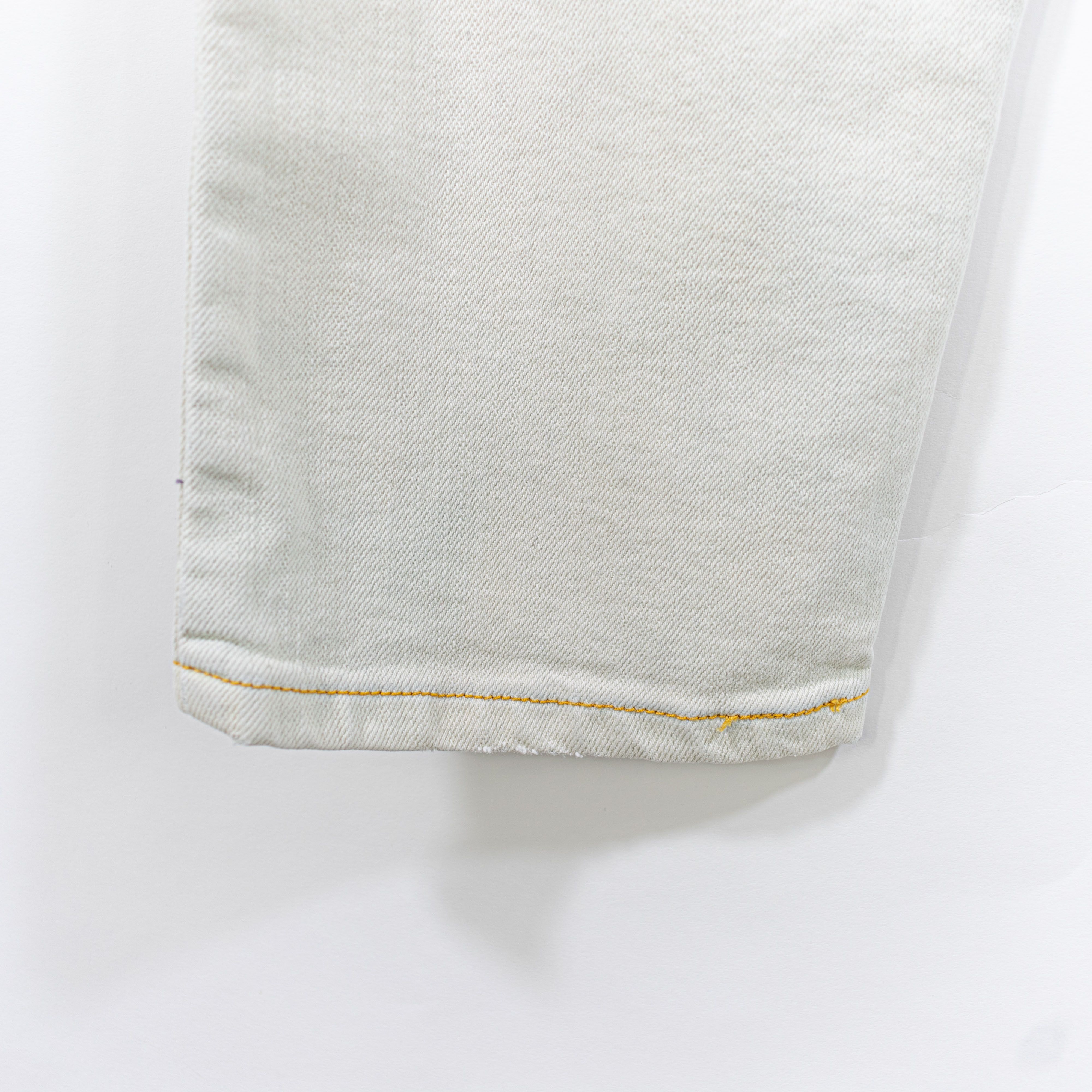 Levi's Levis 550 Relaxed Tapered Jeans Custom Embroidered Flower Size 29" - 3 Thumbnail