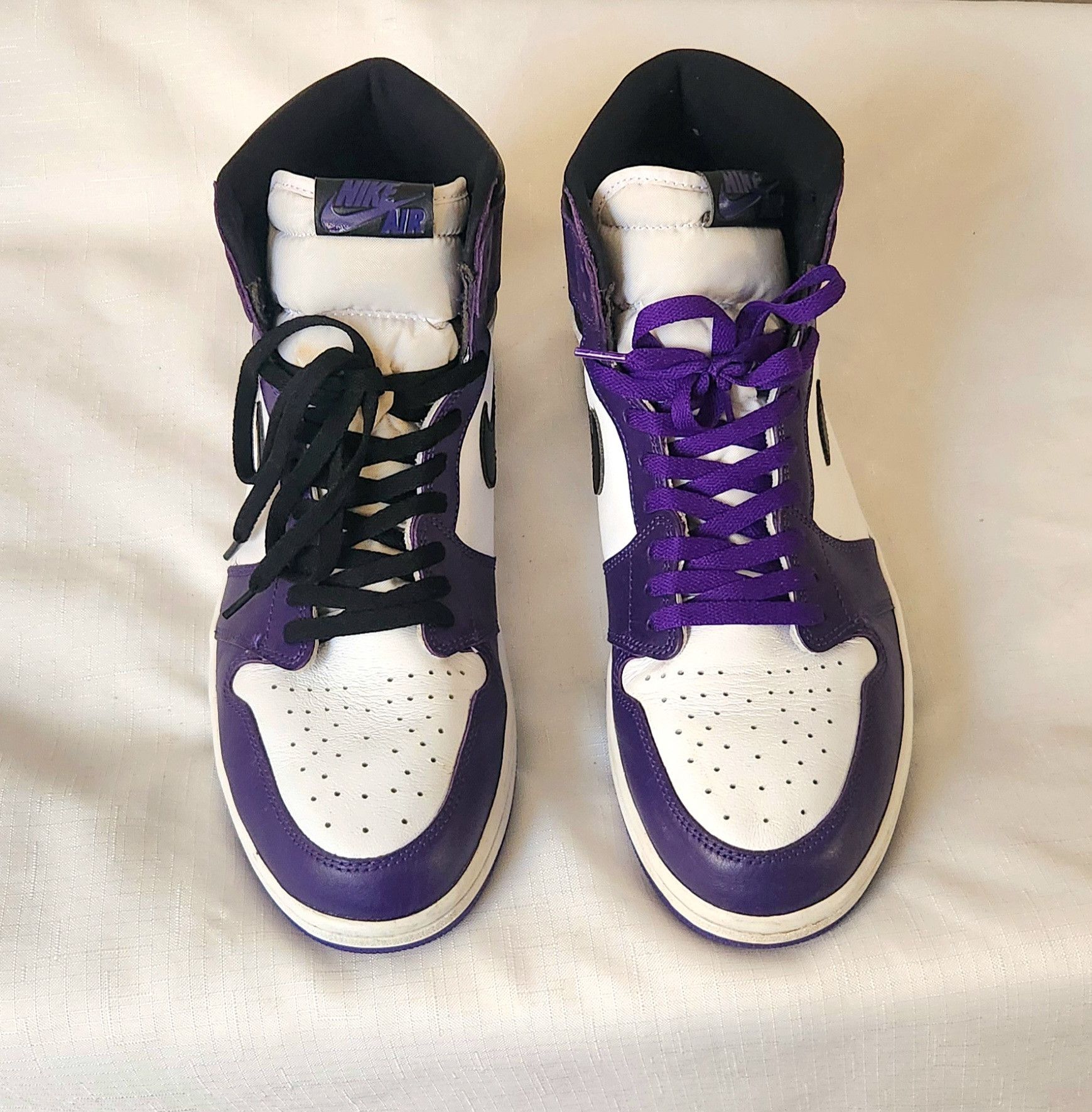 Nike Jordan 1 Retro OG High Court Purple 2.0 Nike Sz 14 sneakers Size US 14 / EU 47 - 6 Thumbnail