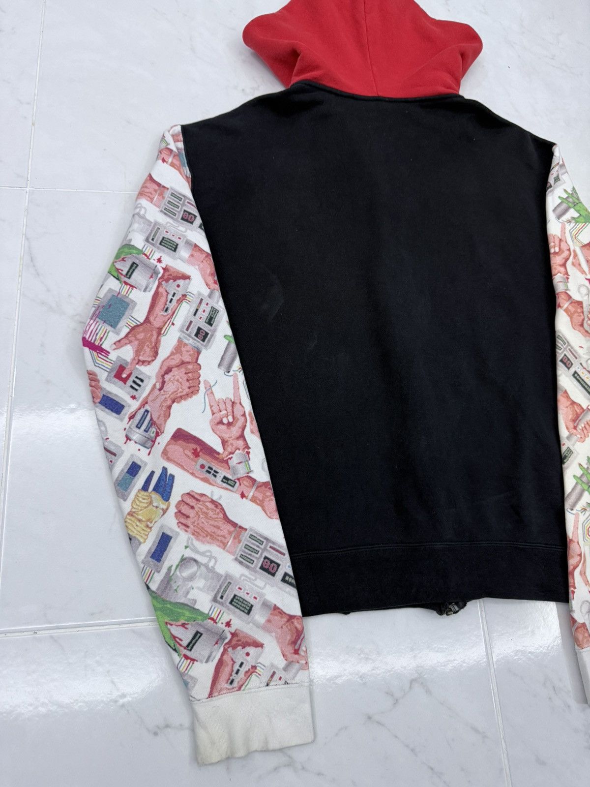 PHENOMENON Vintage 2000s Phenomenon Bionic Arm Graphic Devil Tag Hoodie Size US L / EU 52-54 / 3 - 9 Thumbnail