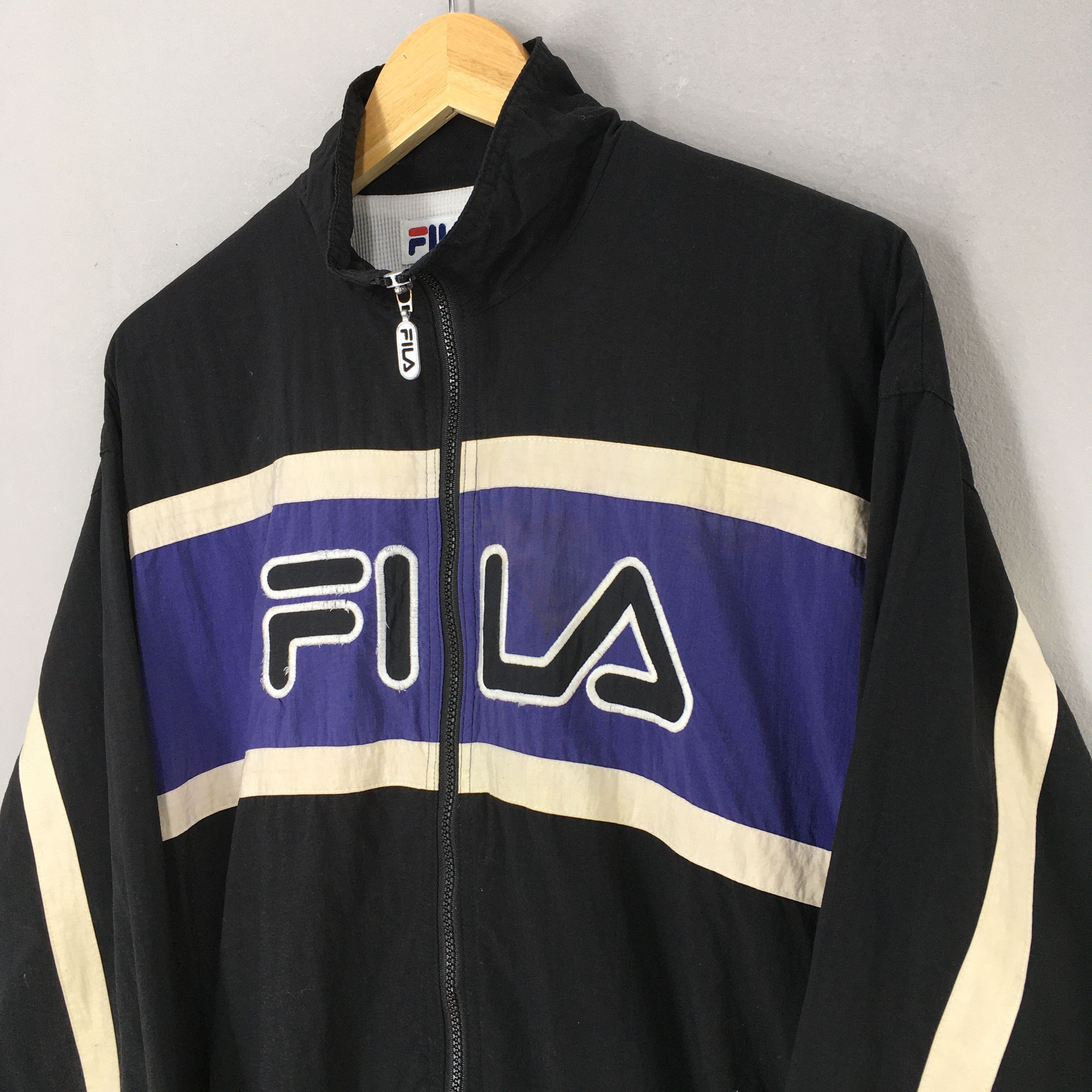 Fila Vintage 90's Fila Windbreaker Jacket Mens Medium Size US M / EU 48-50 / 2 - 3 Thumbnail
