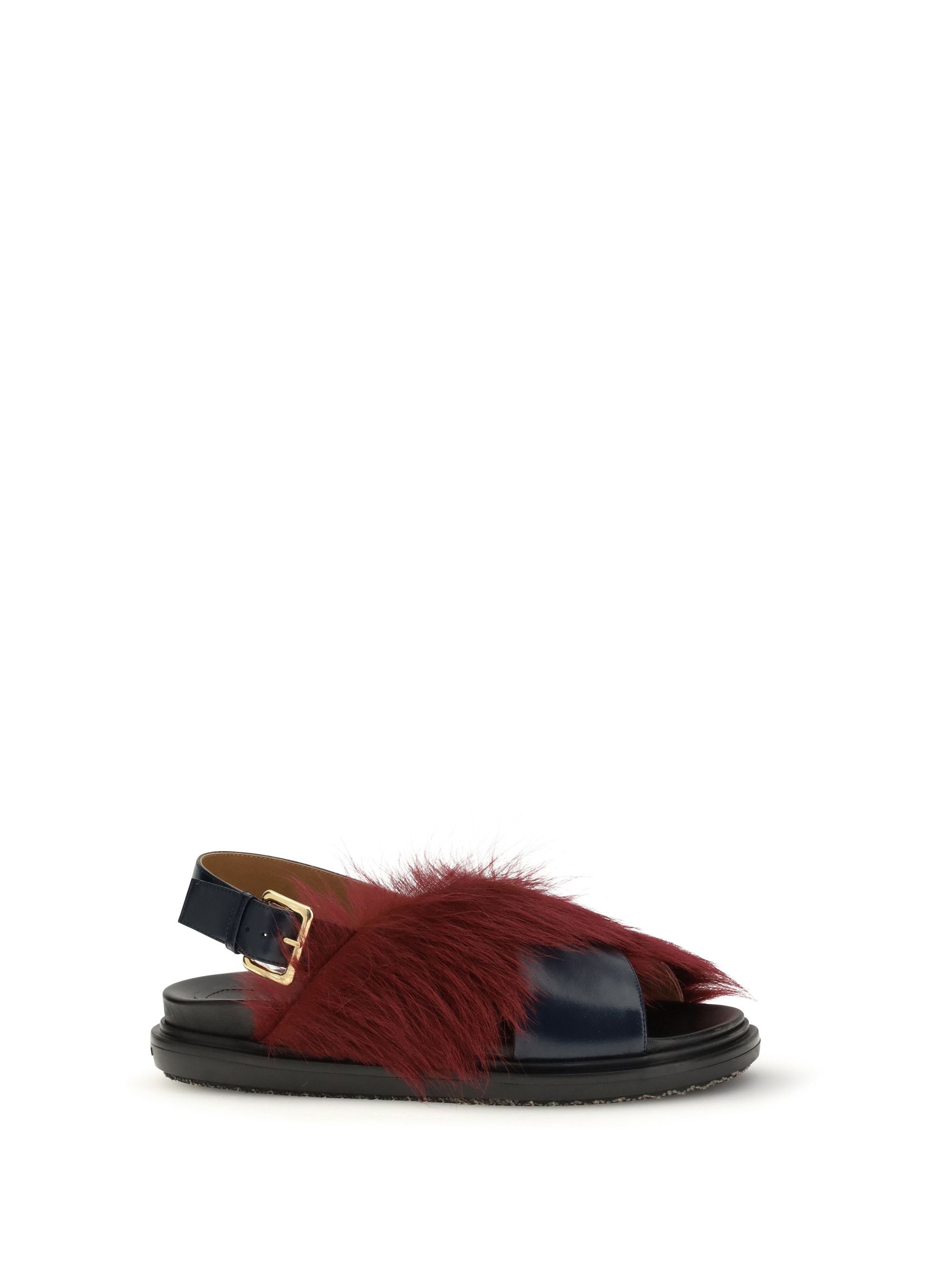 Marni Fur-lined Fussbett Sandals Size US 7.5 / IT 37.5 - 1 Thumbnail