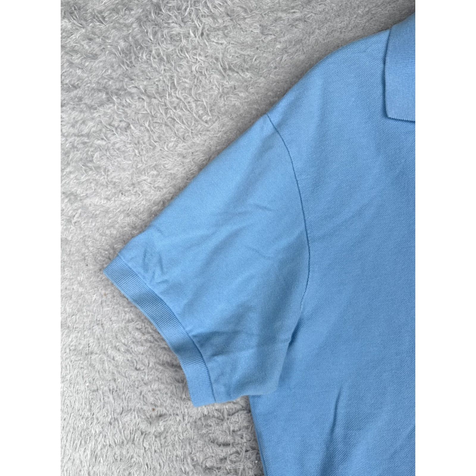 Ralph Lauren VINTAGE Polo Ralph Lauren Shirt Men Large Blue 100% Cotton Custom Fit Pony READ Size US L / EU 52-54 / 3 - 3 Thumbnail