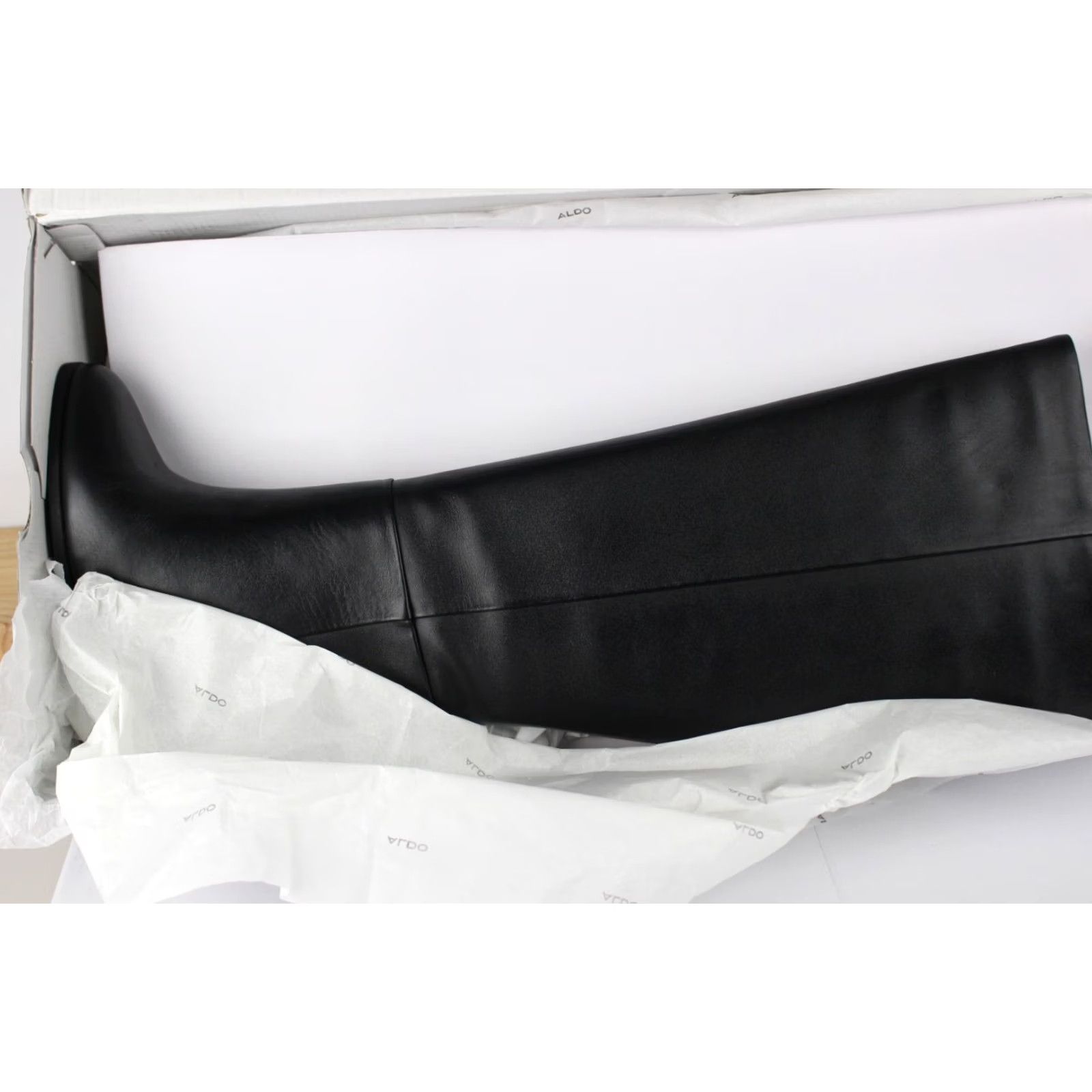 Aldo Aldo Belide Boots Knee High Size 9 Black Leather Blend Womens Riding Boot Size US 9 / IT 39 - 7 Thumbnail