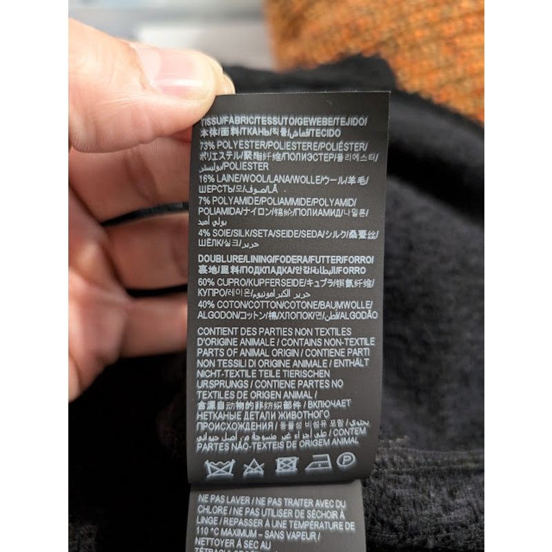 Saint Laurent Paris o1rshd1 Q:2 / Wool Shirt OverShirt in Black Size US M / EU 48-50 / 2 - 14 Thumbnail