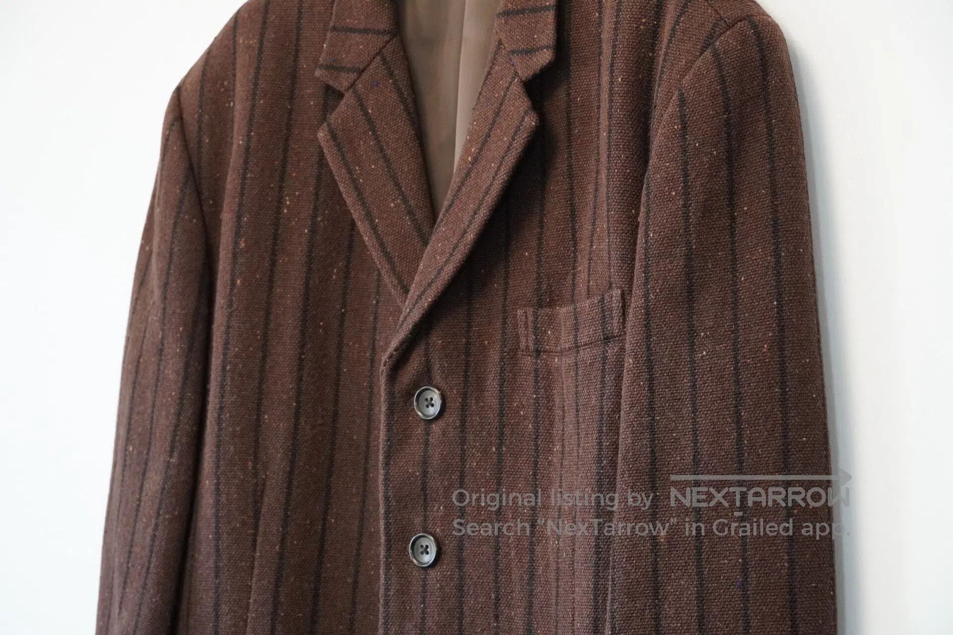 Yohji Yamamoto Yohji Yamamoto Striped Jacket. Size US M / EU 48-50 / 2 - 3 Thumbnail