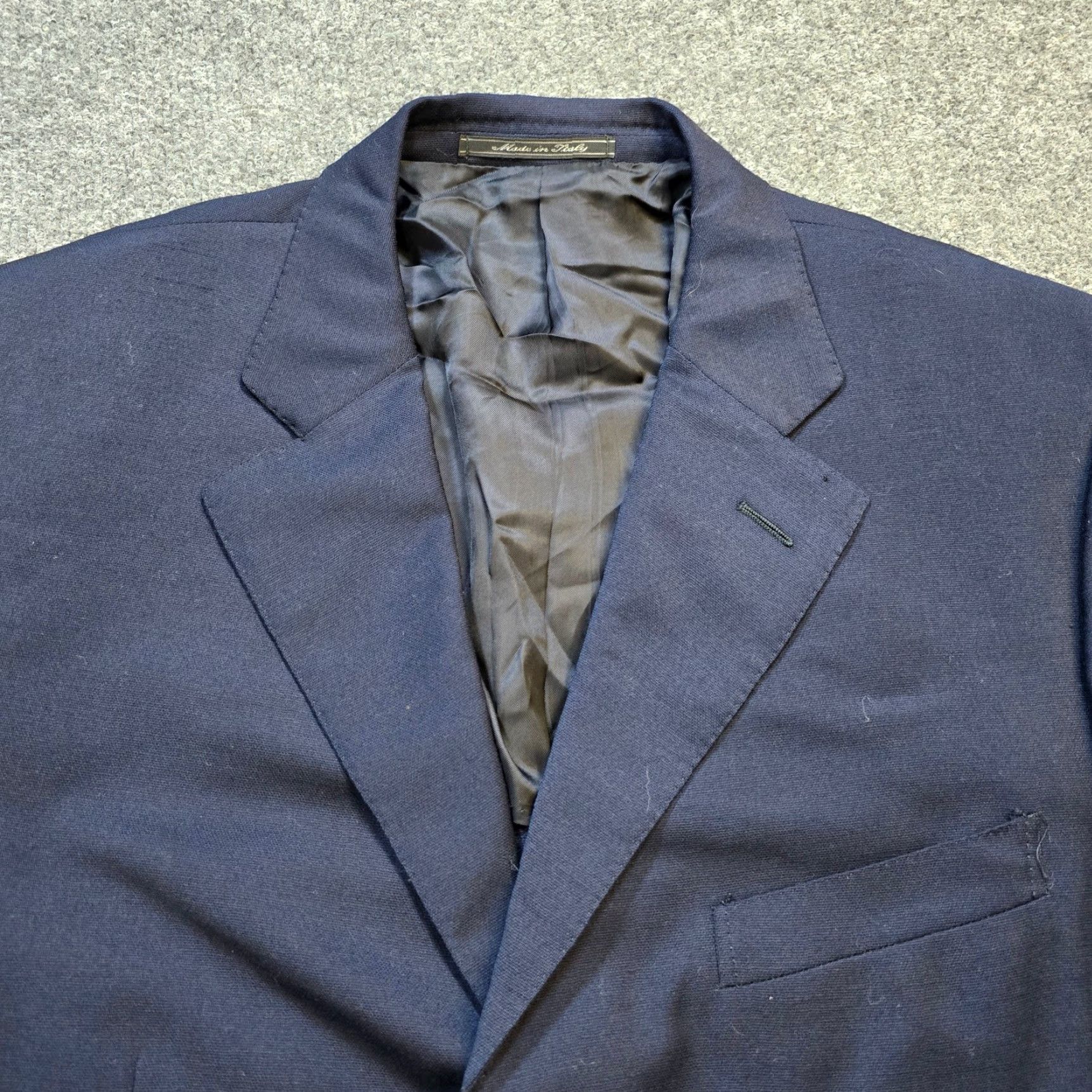 Ermenegildo Zegna Ermenegildo Zegna Blazer Mens 42 Blue Wool High Performance Sport Coat Career Men Blazer Size 42R - 2 Thumbnail