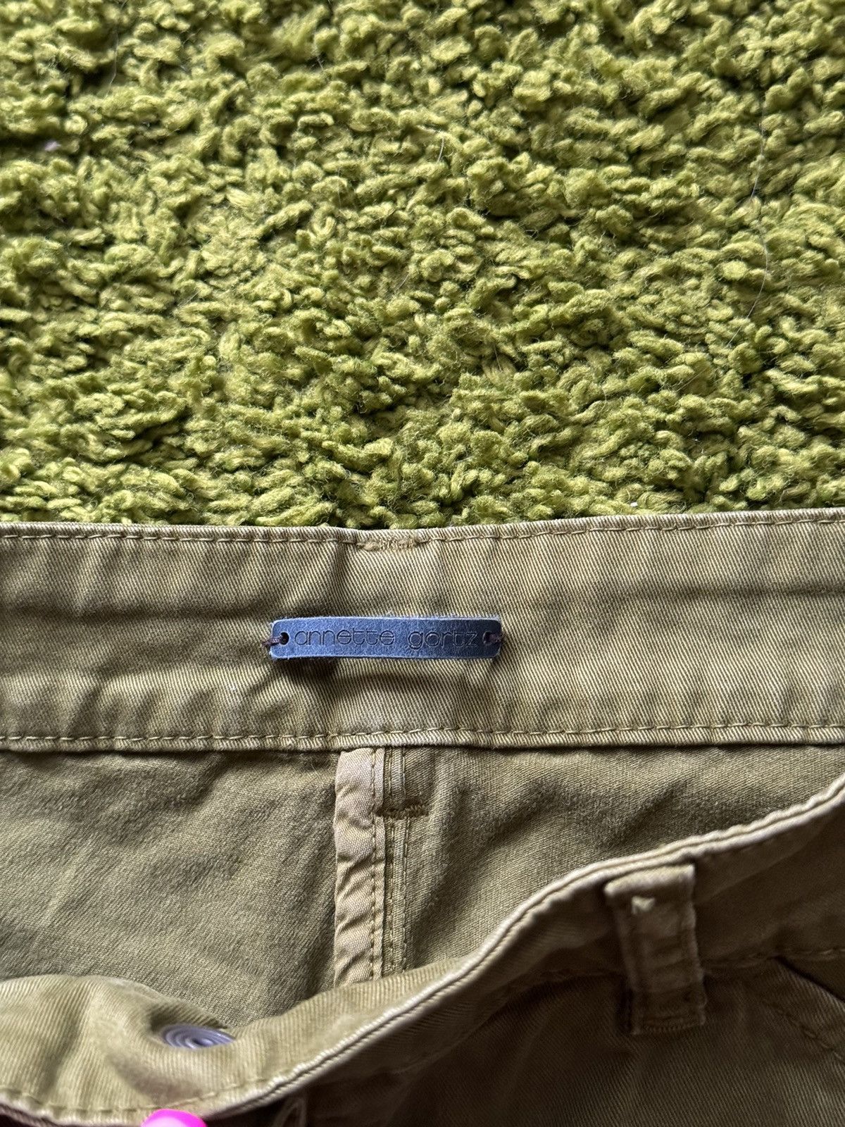 Annette Gortz × Designer Annette Gortz skinny fit khaki pants Size 26" / US 2 / IT 38 - 4 Thumbnail