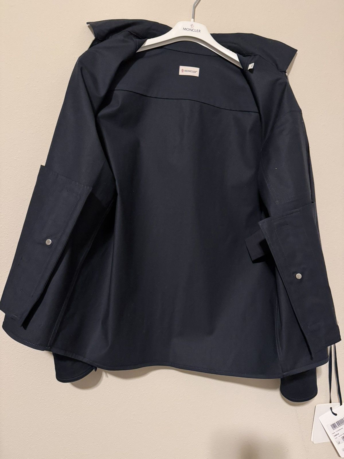 Moncler [BNWT] Moncler Cotton Gabardine Jacket - Navy Blue (Size M) Size US M / EU 48-50 / 2 - 4 Thumbnail