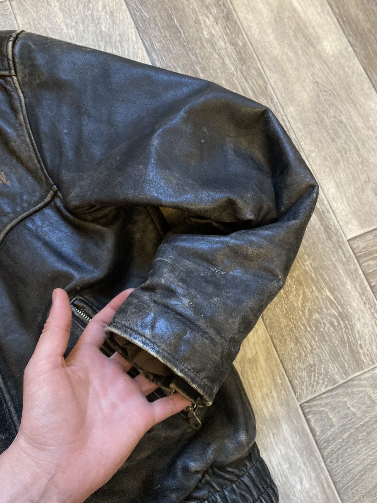 Harley Davidson × Vintage 1993 Harley Davidson vintage leather jacket racing Size US L / EU 52-54 / 3 - 11 Thumbnail