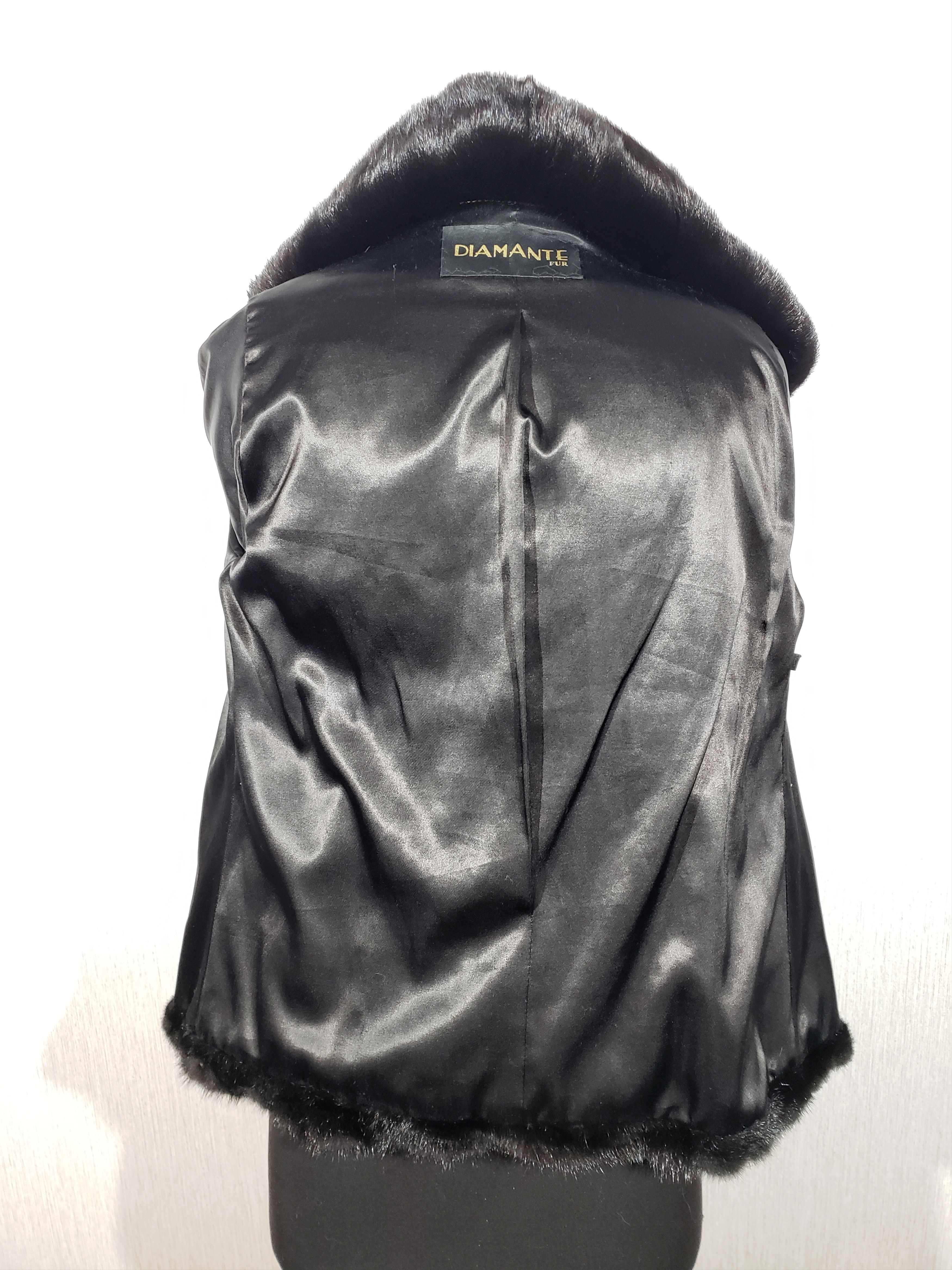 Other Stylish women's mink fur coat with a hood. Size M / US 6-8 / IT 42-44 - 7 Thumbnail