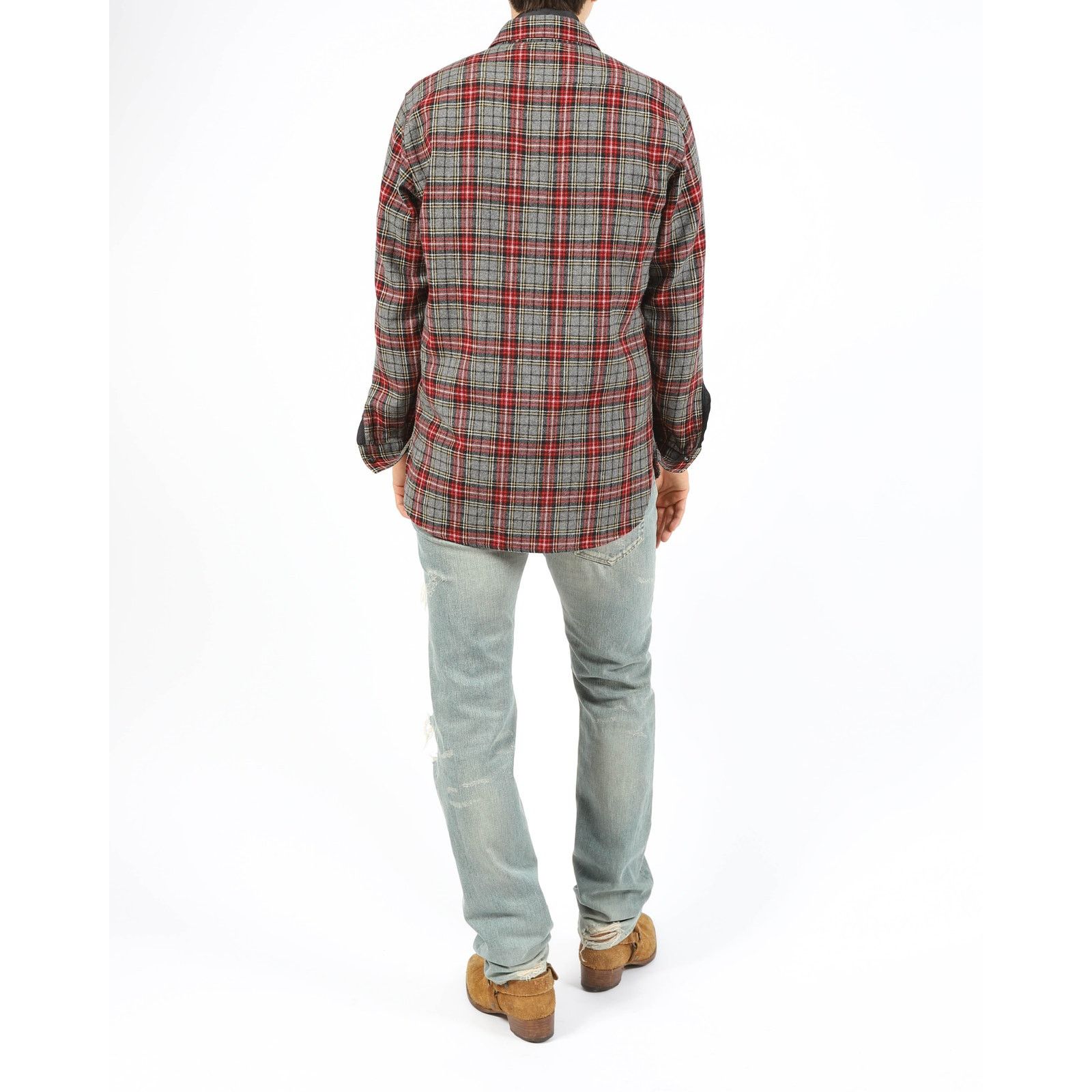 Saint Laurent Paris FW13 Oversized Flannel in Checked Wool Size US XL / EU 56 / 4 - 4 Thumbnail