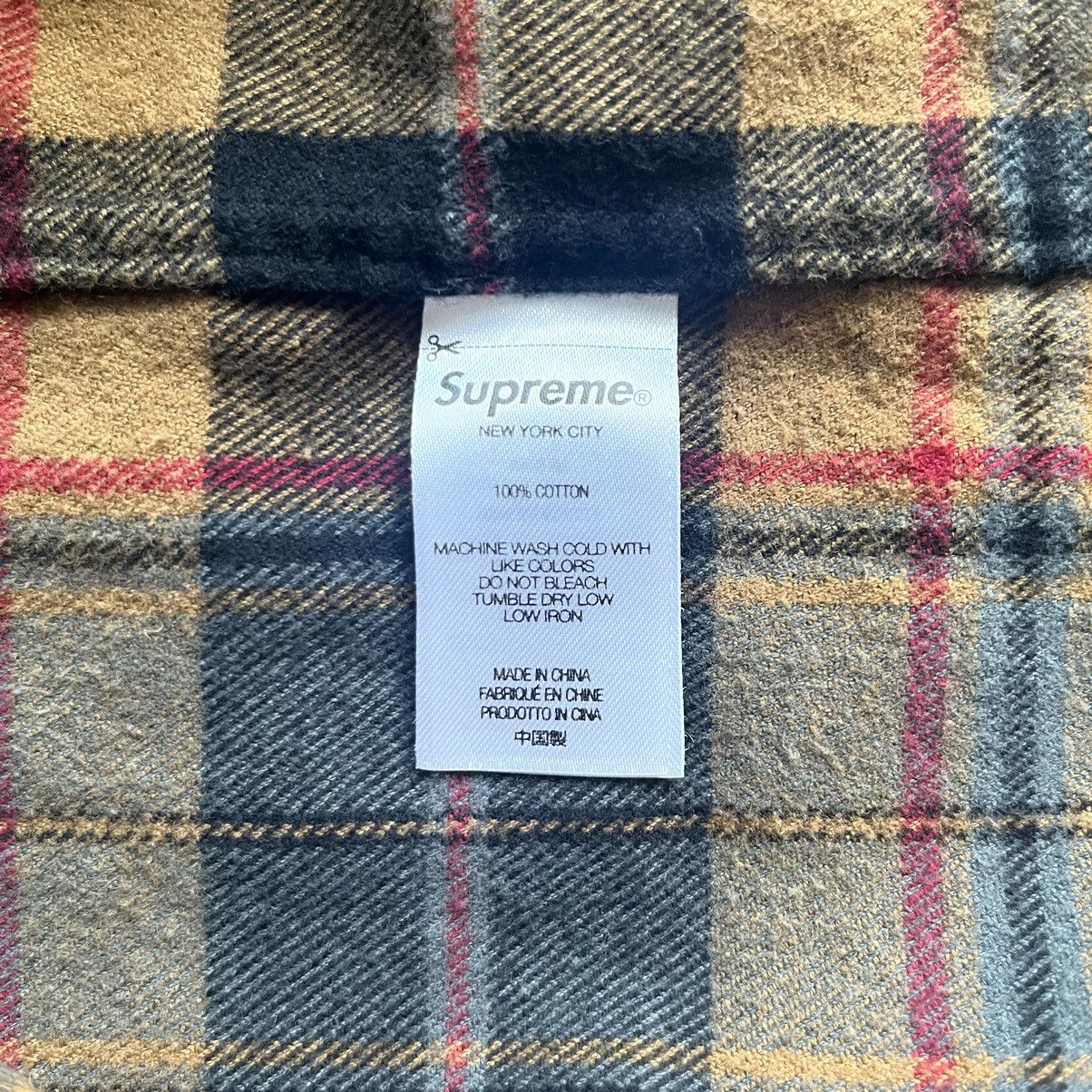 Supreme Supreme Plaid Flannel Shirt Size US S / EU 44-46 / 1 - 5 Thumbnail
