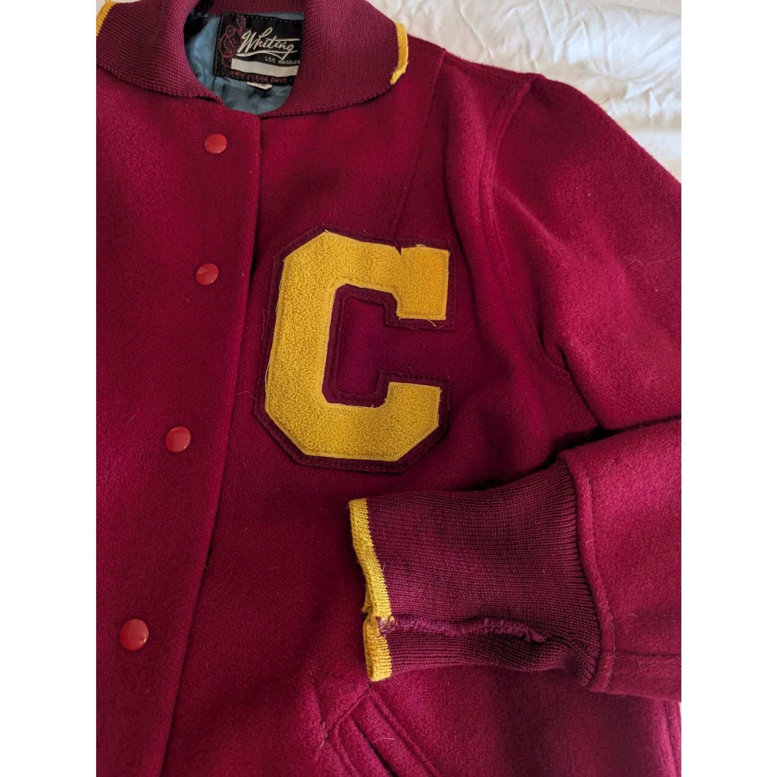 Delong 1960's Whiting Varsity Wool Shirt / Jacket 16 tag Fit Small Size US S / EU 44-46 / 1 - 2 Thumbnail