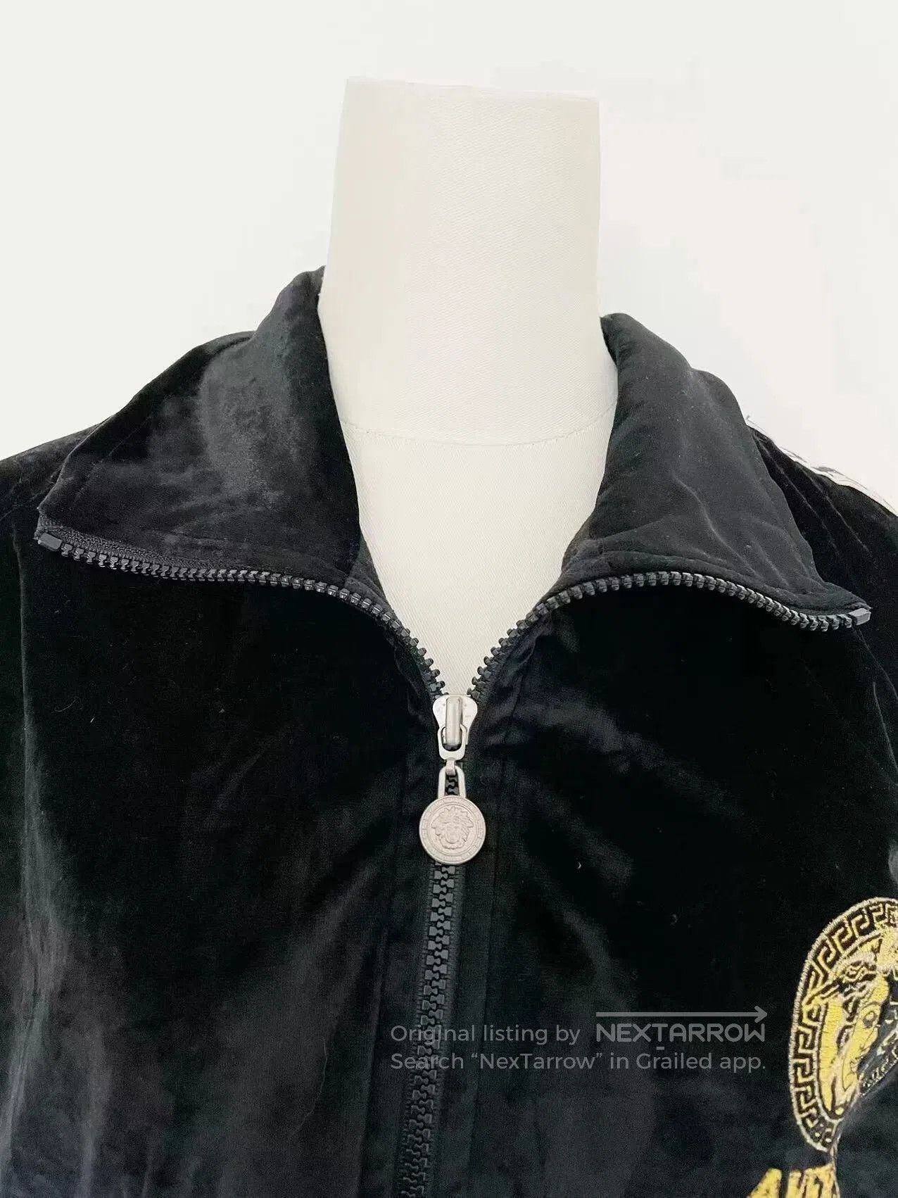 Versace Versace 90s Medusa Velvet Sweatshirt. Size US M / EU 48-50 / 2 - 9 Thumbnail