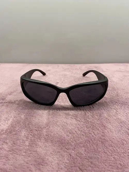 Electric Visual × Japanese Brand Vintage Silver and black Y2K glasses Sunglasses cyber Size ONE SIZE - 2 Thumbnail