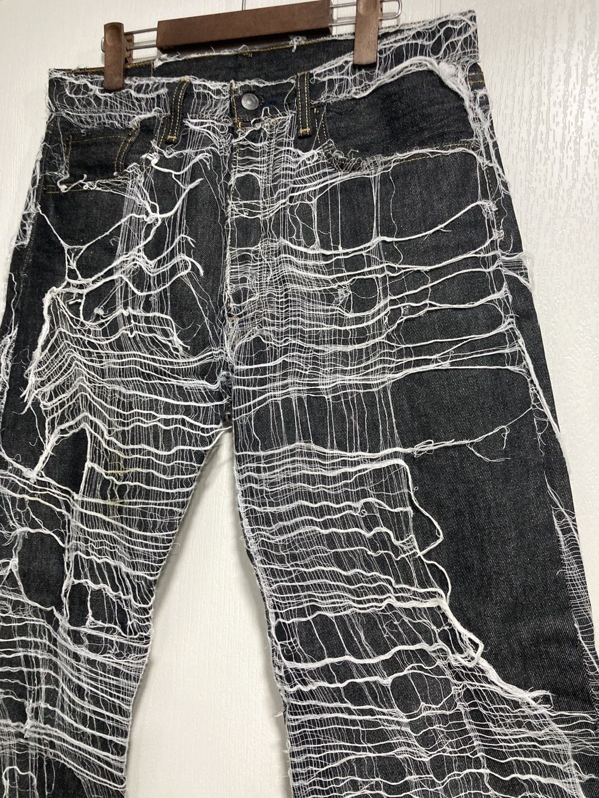 Levi's Levi’s custom spider web denim pants archive Size US 33 - 2 Thumbnail