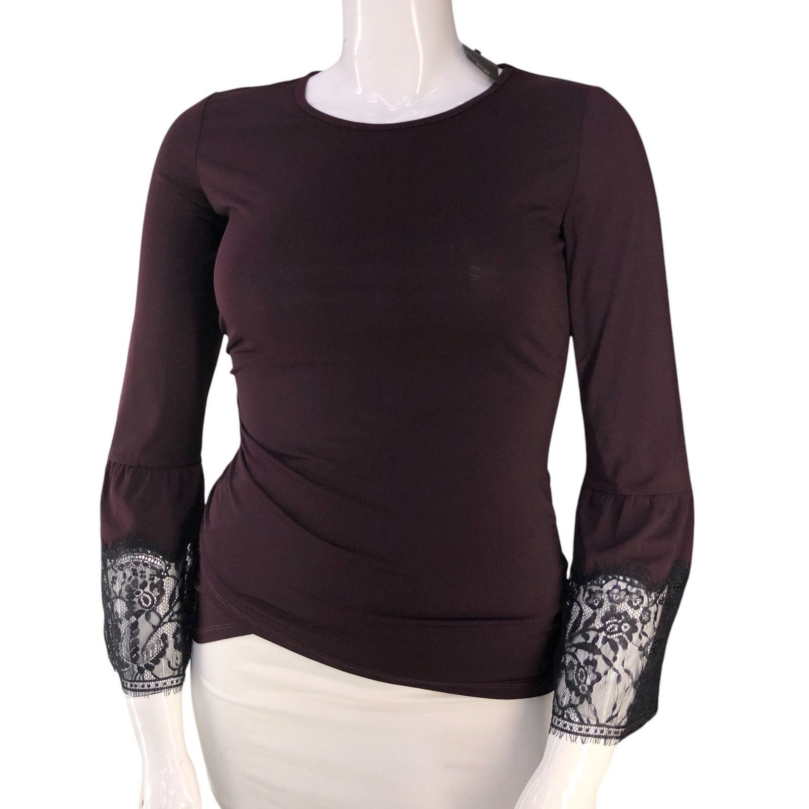KOBI HALPERIN Kobi Halperin Size M Blouse Miley Top 3/4 Lace Sleeve NEW Size M / US 6-8 / IT 42-44 - 1 Thumbnail